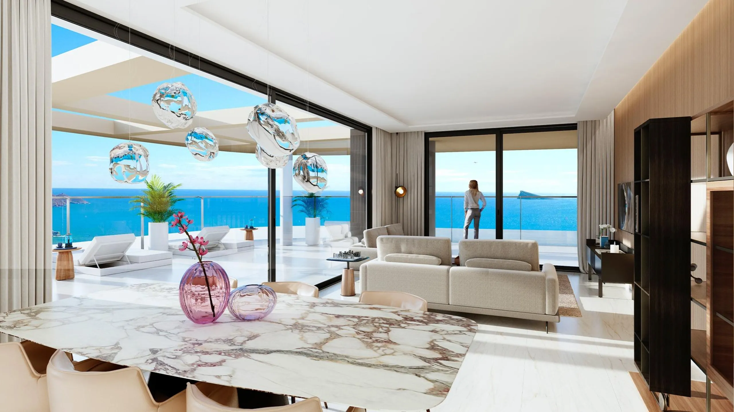New construction apartments in Poniente beach, Benidorm