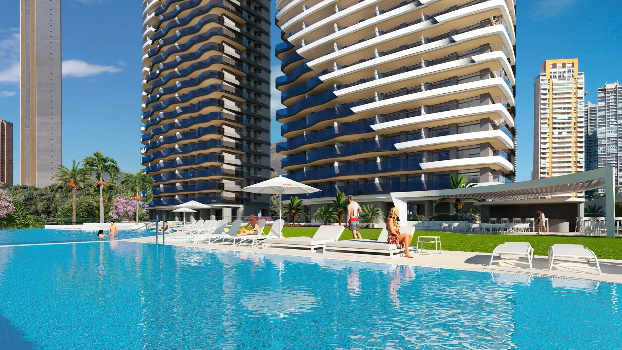 New construction apartments in Poniente beach, Benidorm