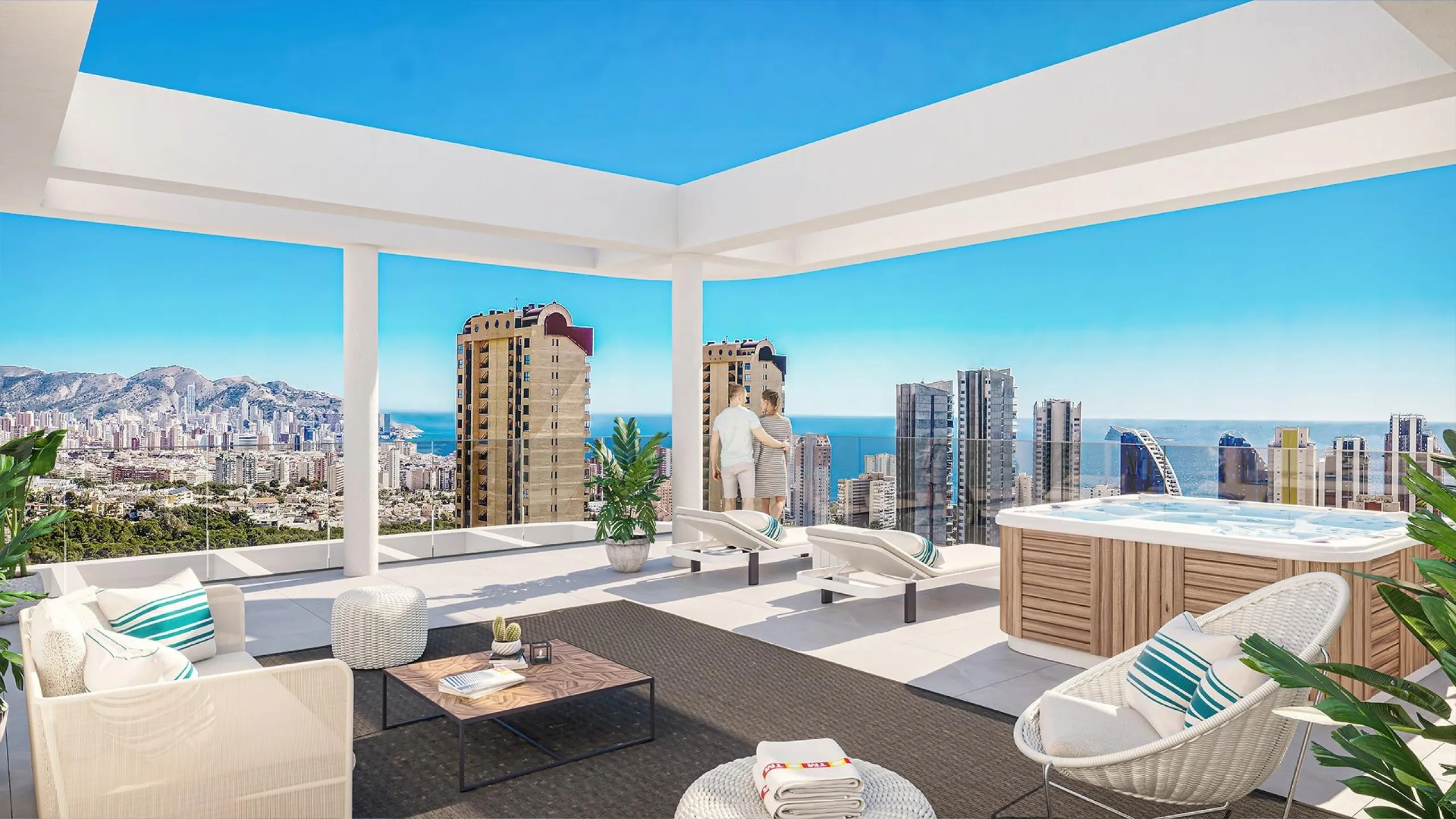 New construction apartments with excellent common areas