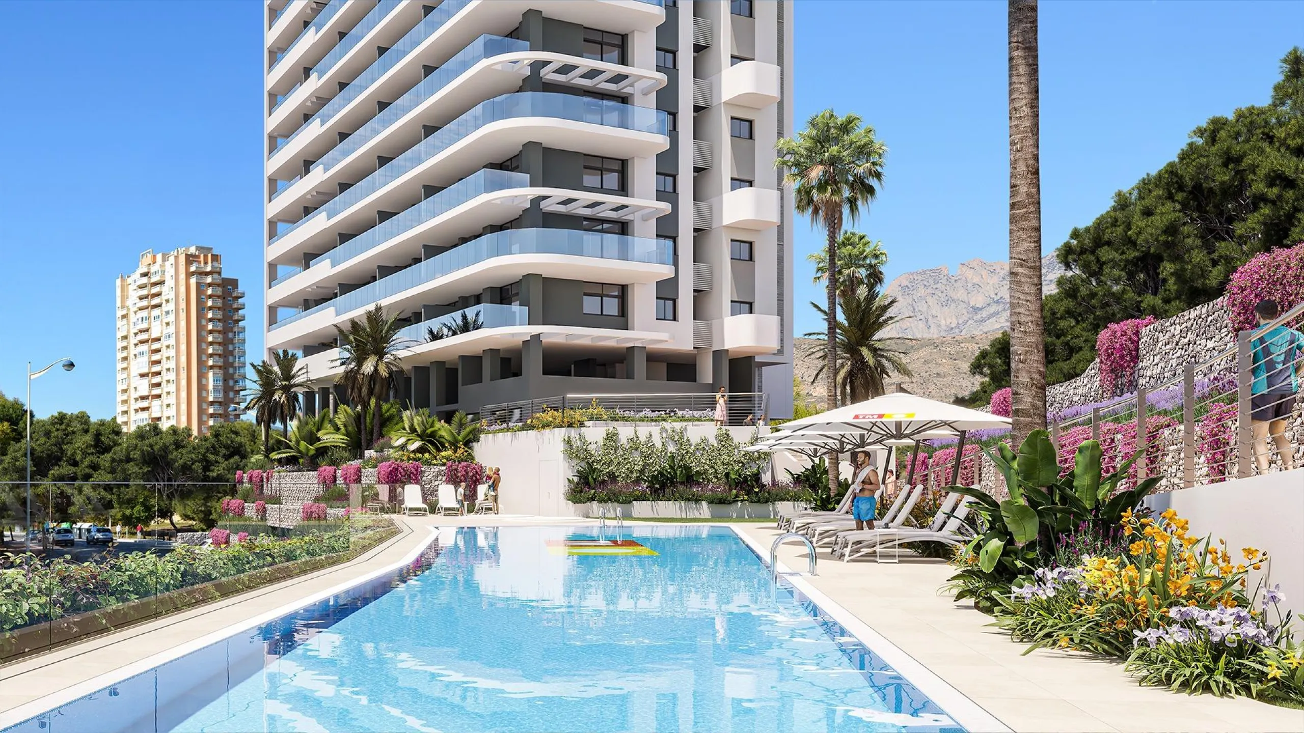 New construction apartments with excellent common areas
