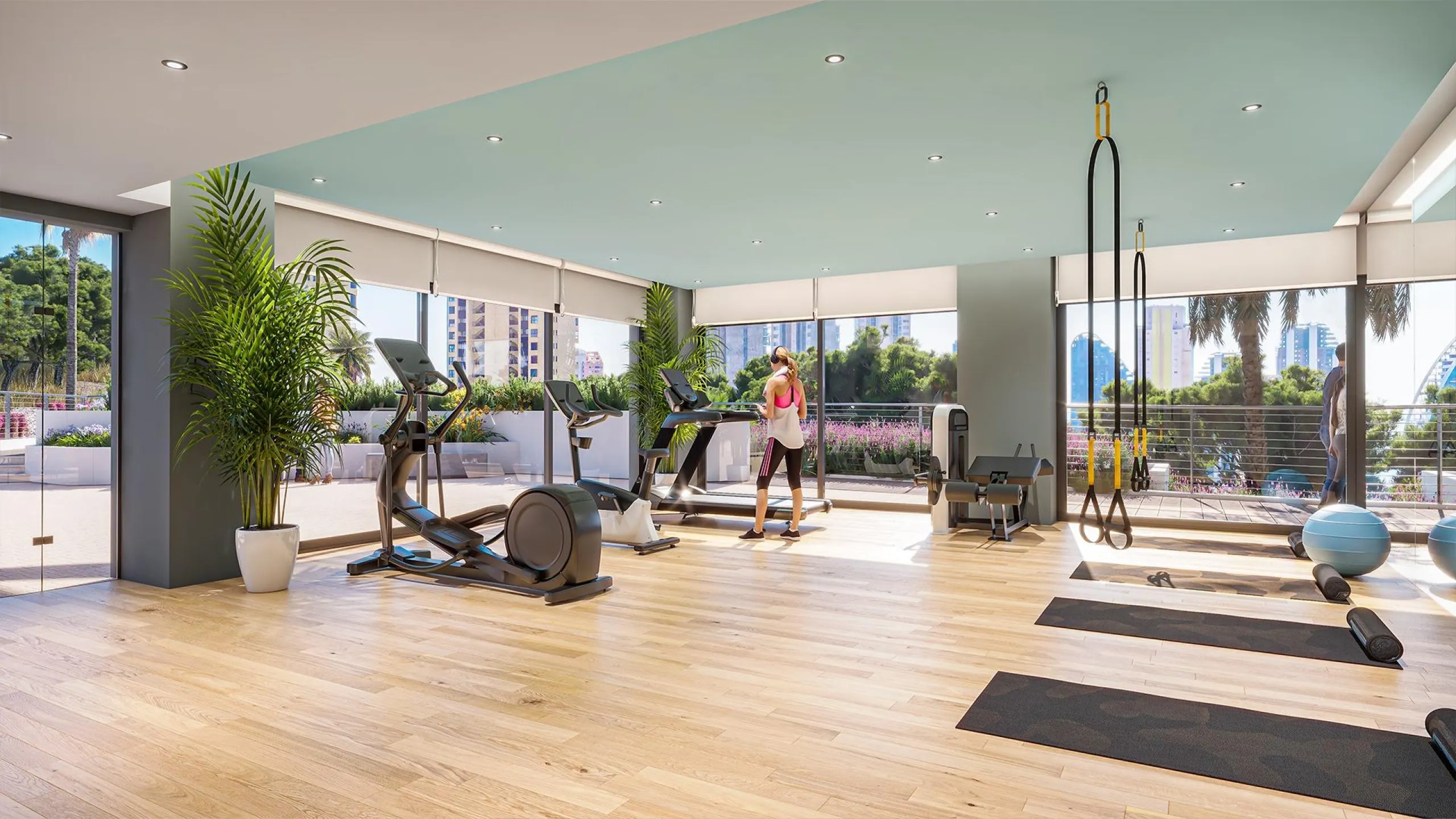 New construction apartments with excellent common areas