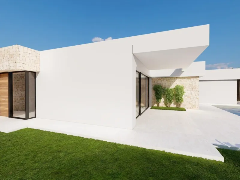 Modern Ibiza-style villa with private pool