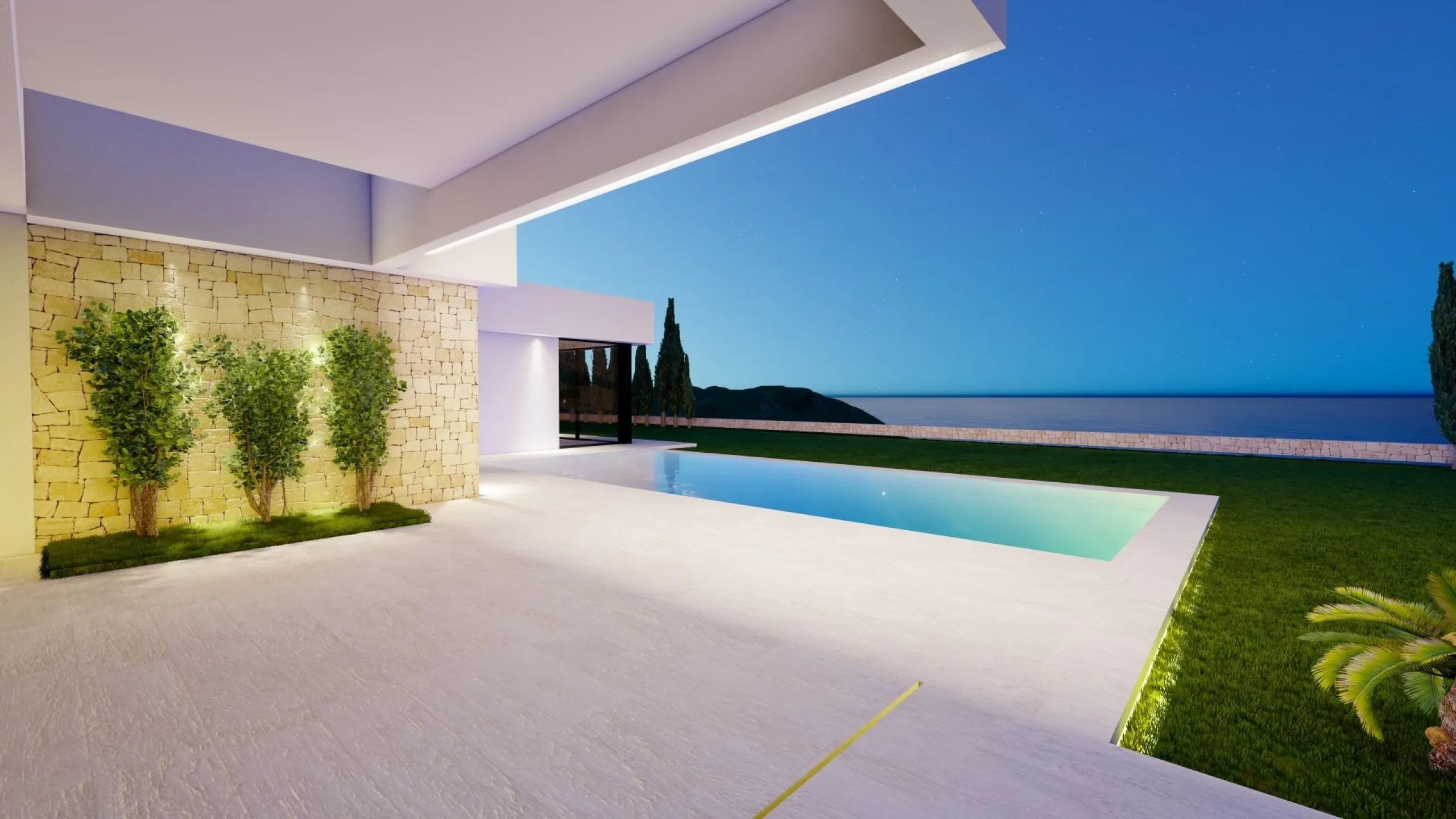 Modern Ibiza-style villa with private pool
