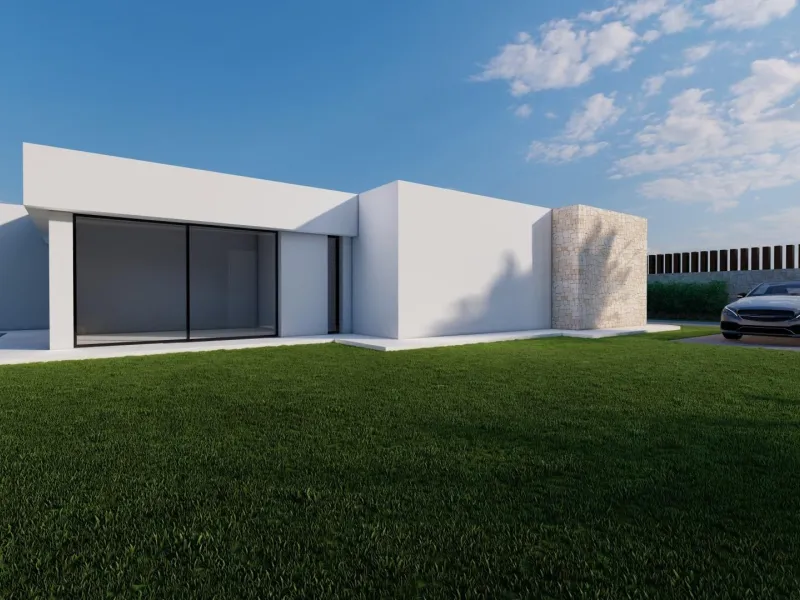 Modern Ibiza-style villa with private pool