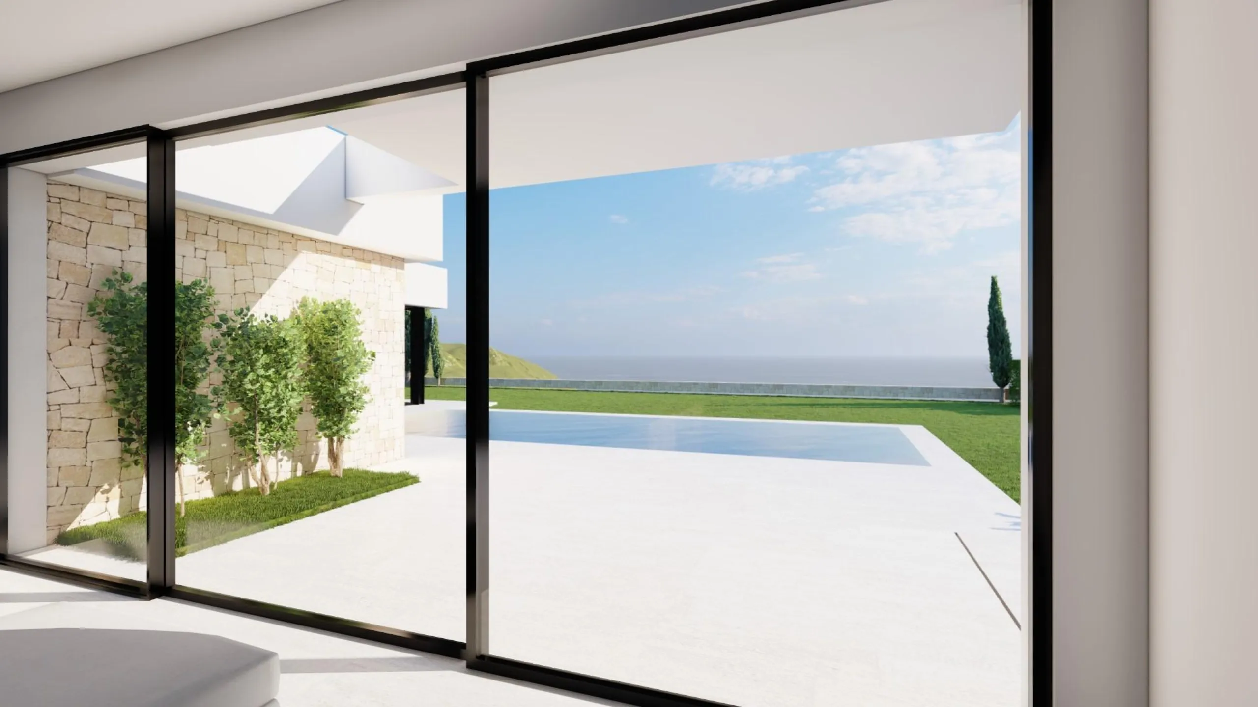 Modern Ibiza-style villa with private pool
