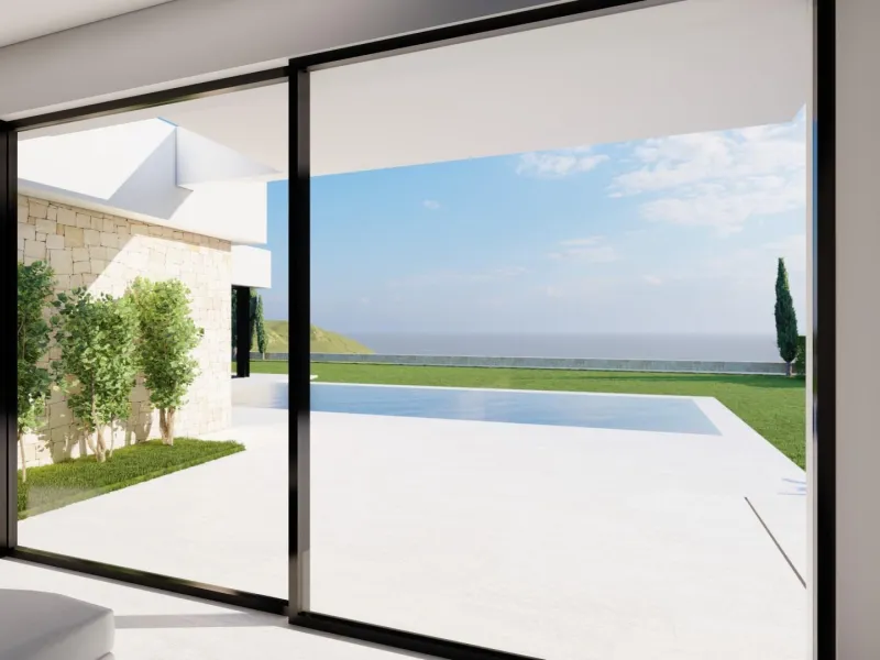 Modern Ibiza-style villa with private pool