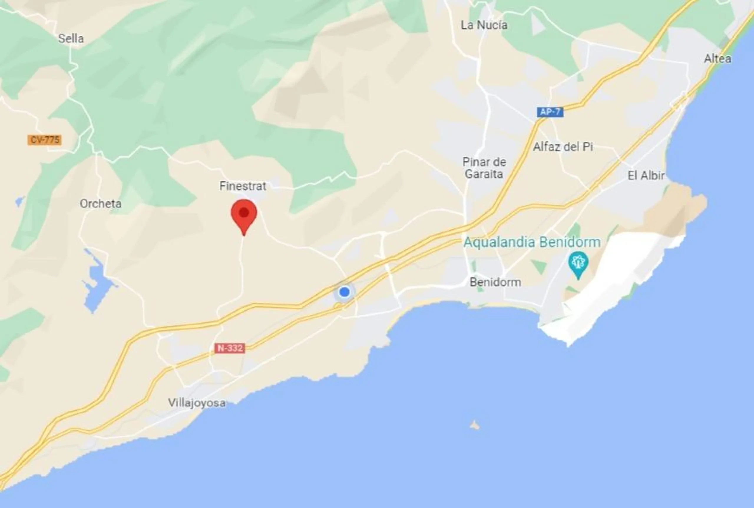 Parcela edificable junto a Puig Campana Golf