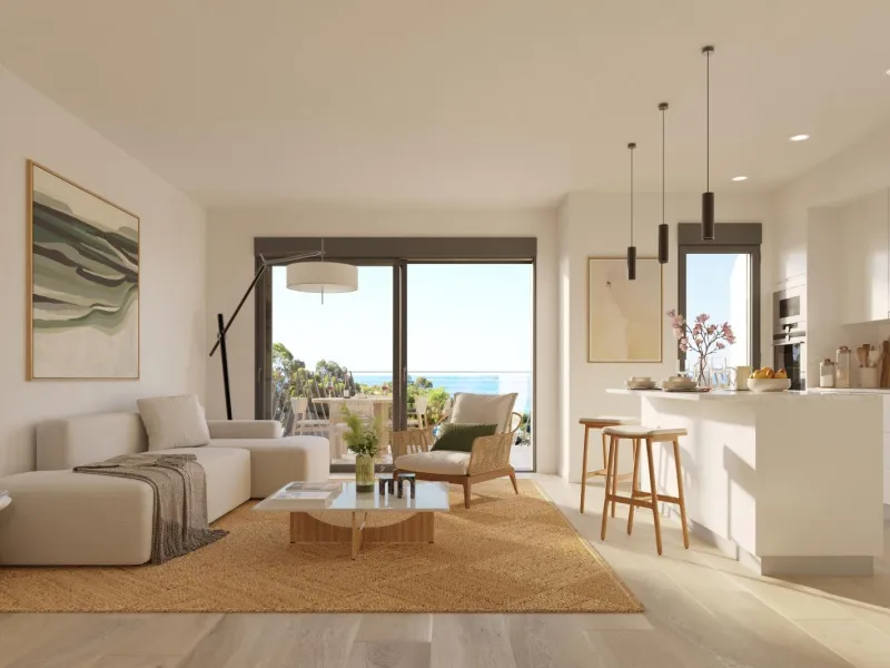New apartments and penthouses on the first line of Playa del Torres