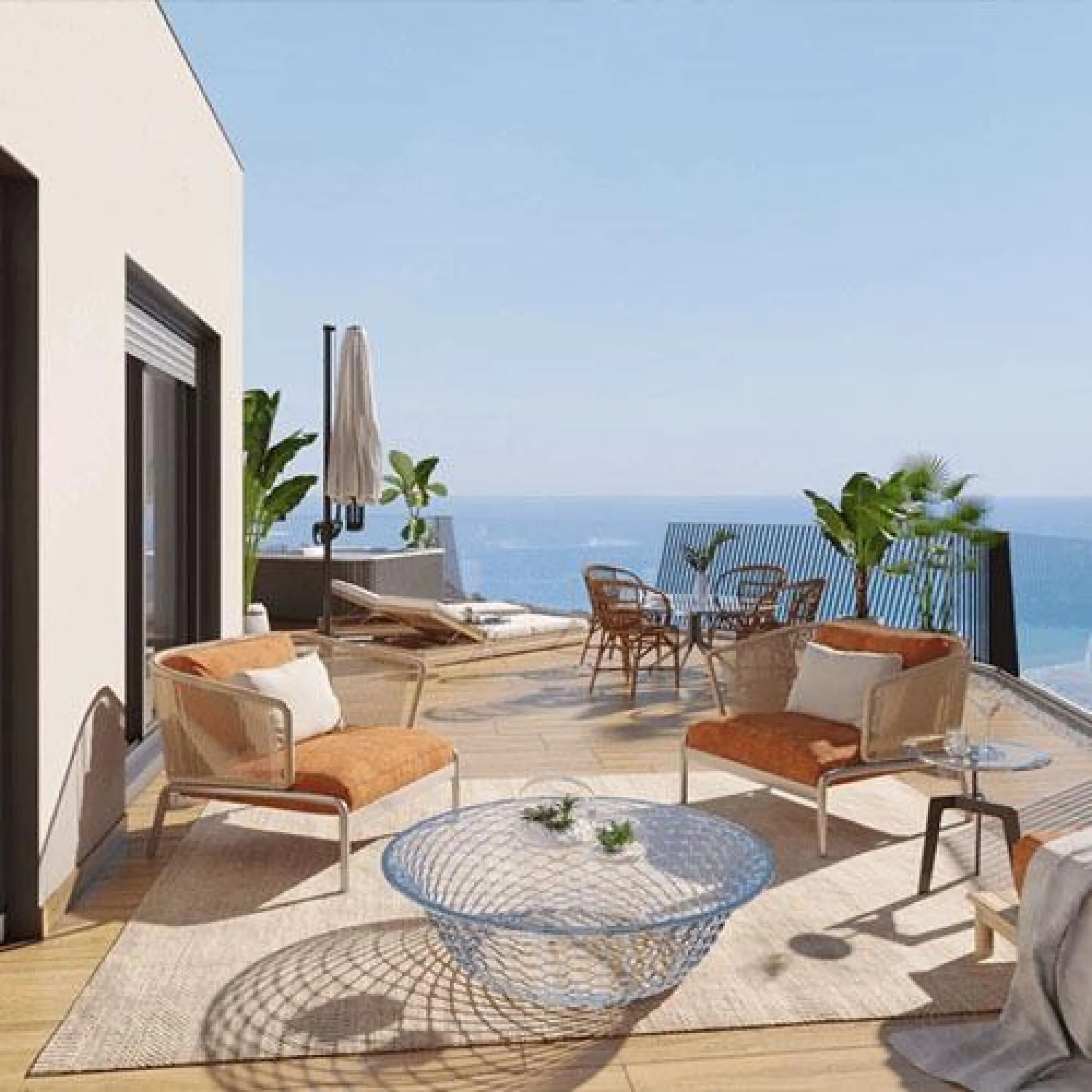 New apartments and penthouses on the first line of Playa del Torres