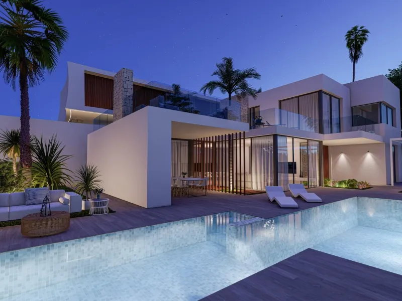 Nueva villa de lujo con piscina en el Albir