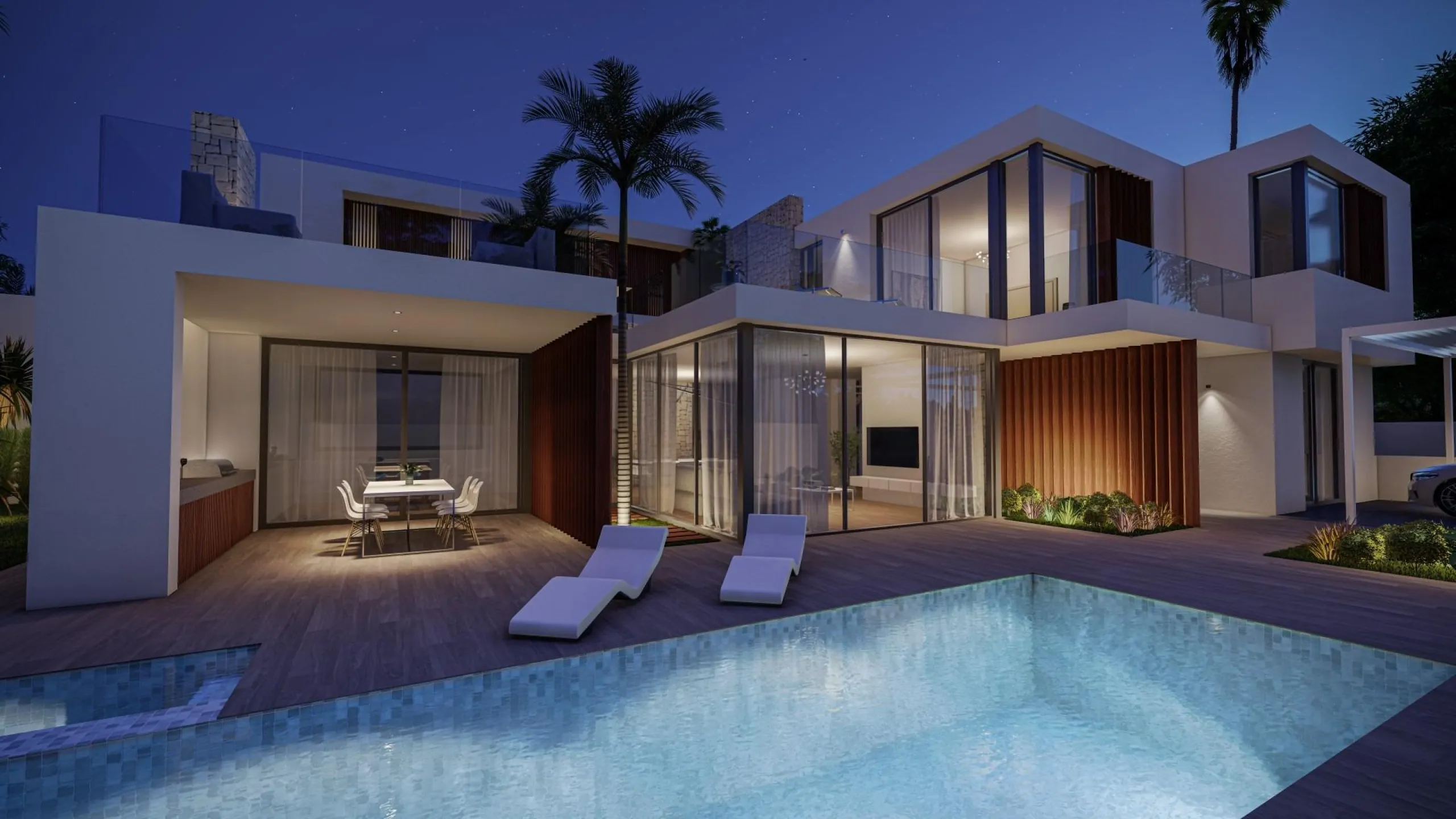 Nueva villa de lujo con piscina en el Albir