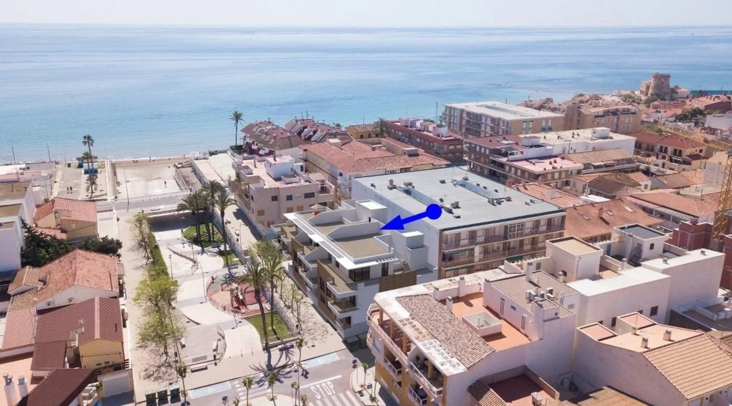 NEXT TO THE BEACH AND WITH SIDE SEA VIEWS