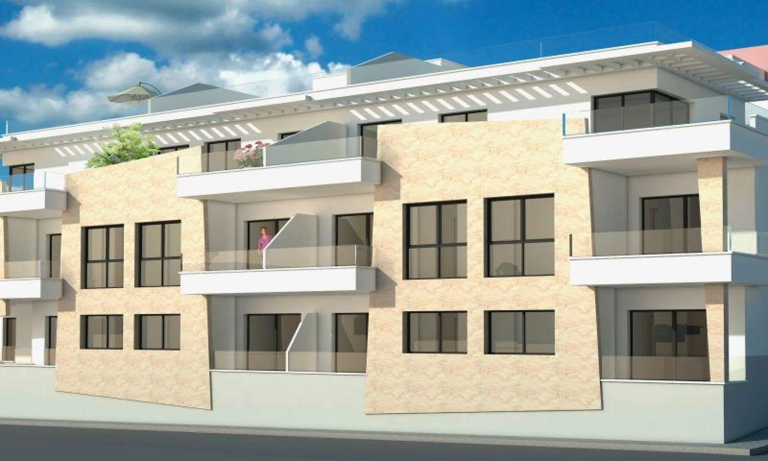 NEXT TO THE BEACH AND WITH SIDE SEA VIEWS