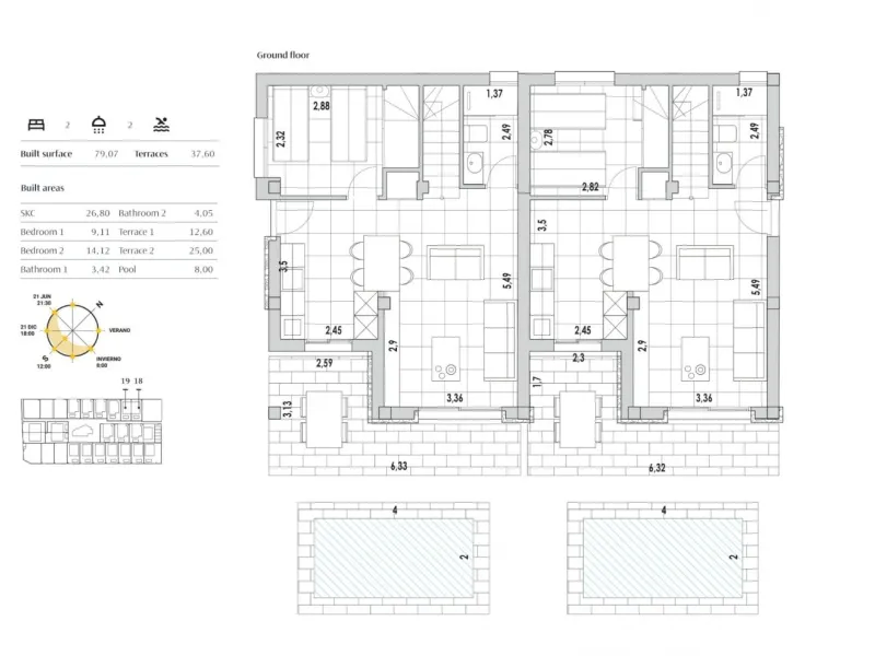NEW BUILD SEMI-DETACHED VILLAS IN ORIHUELA COSTA