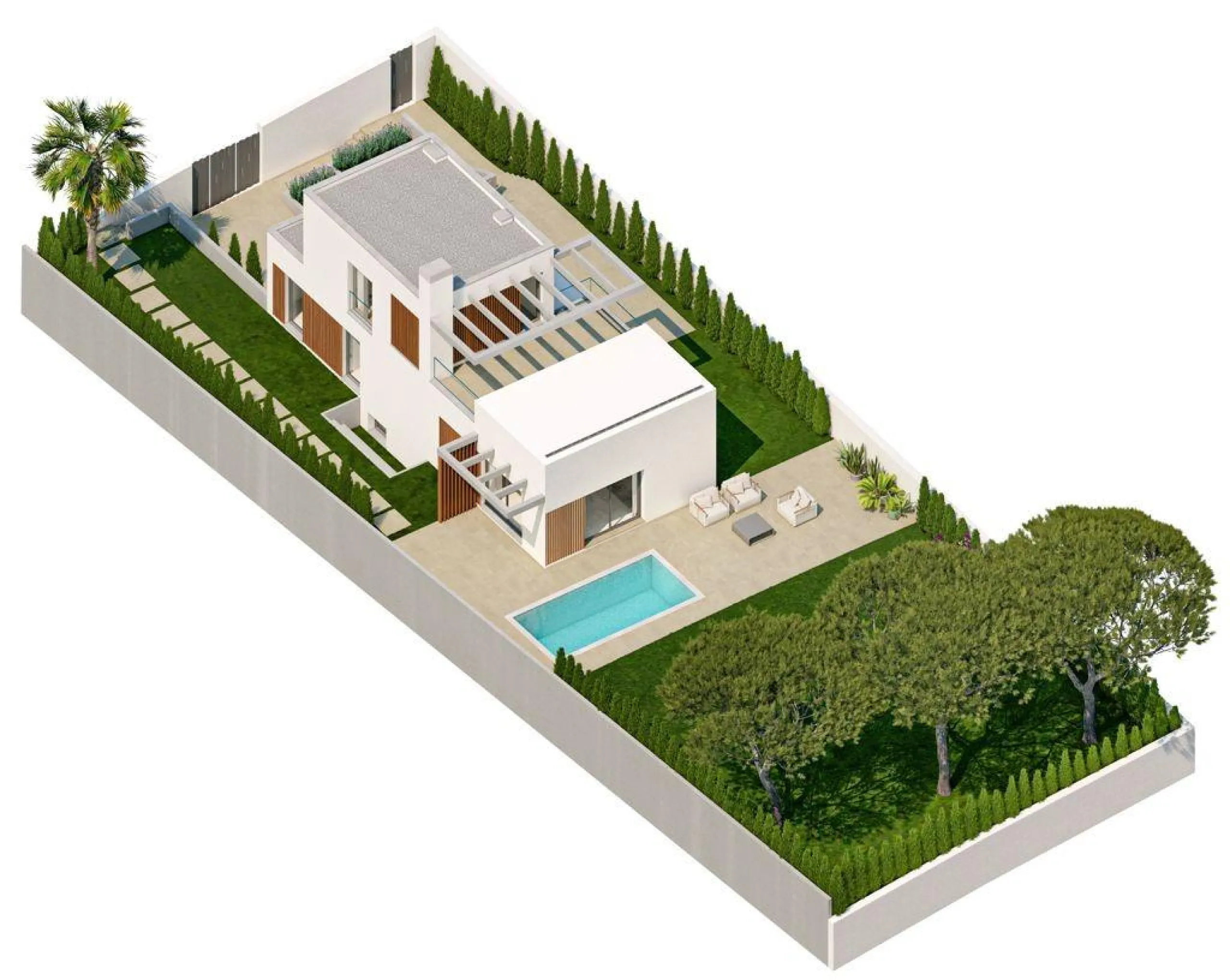 Single-family homes with private pool