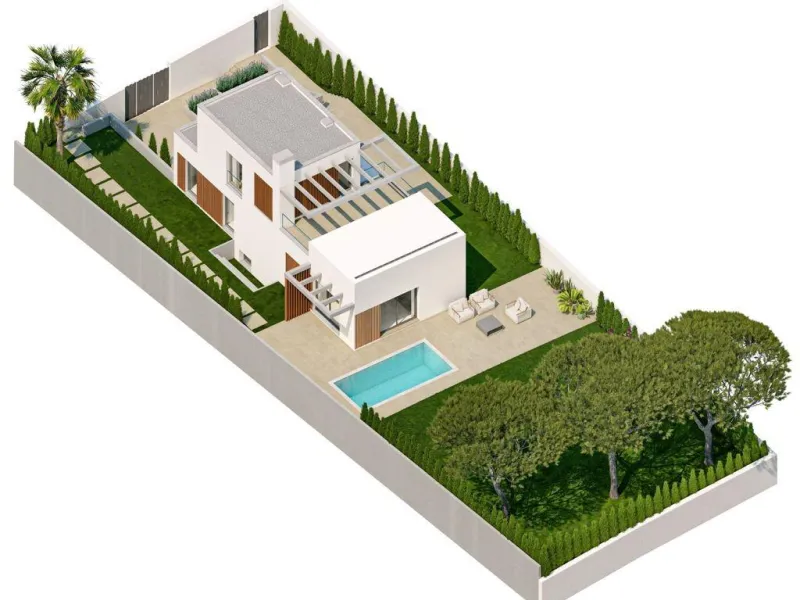 Single-family homes with private pool