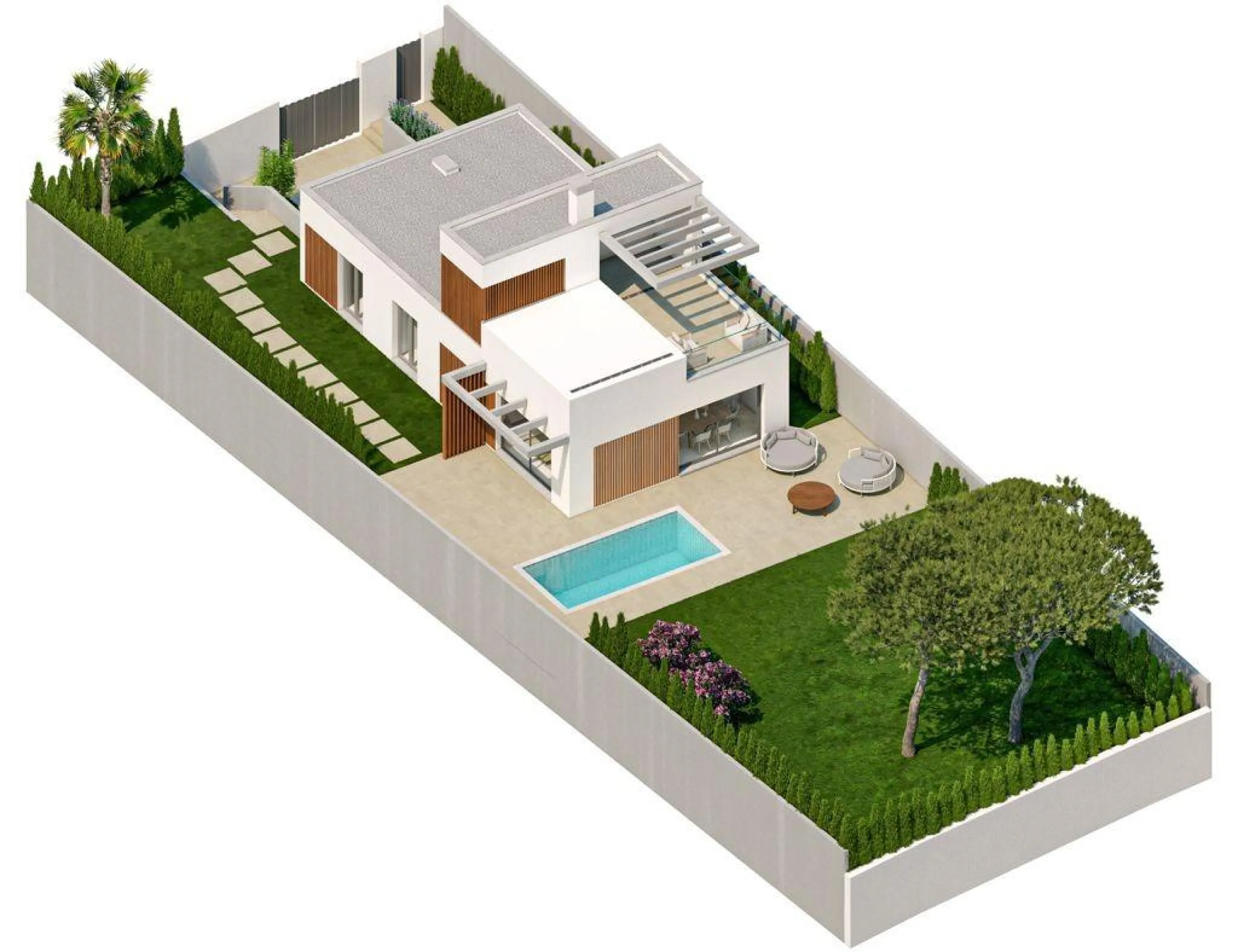 Single-family homes with private pool