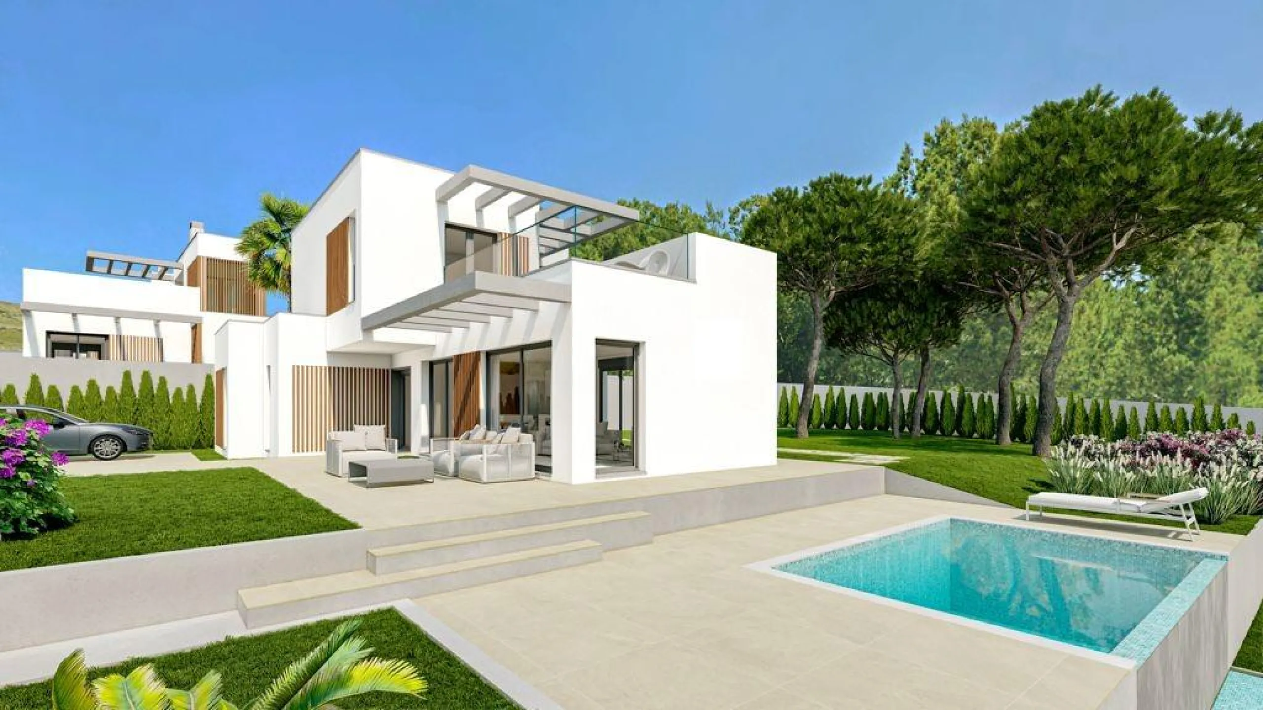 Single-family homes with private pool