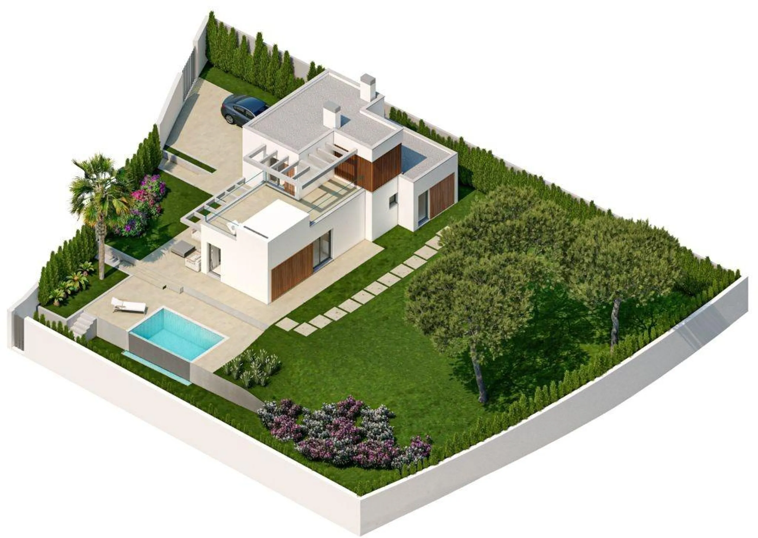 Single-family homes with private pool