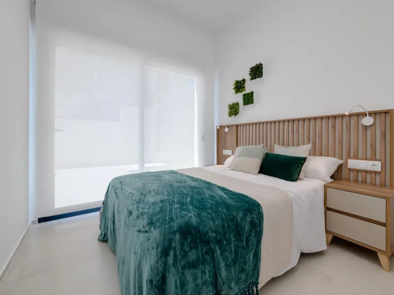 Luxury villas surrounded by green areas and golf courses