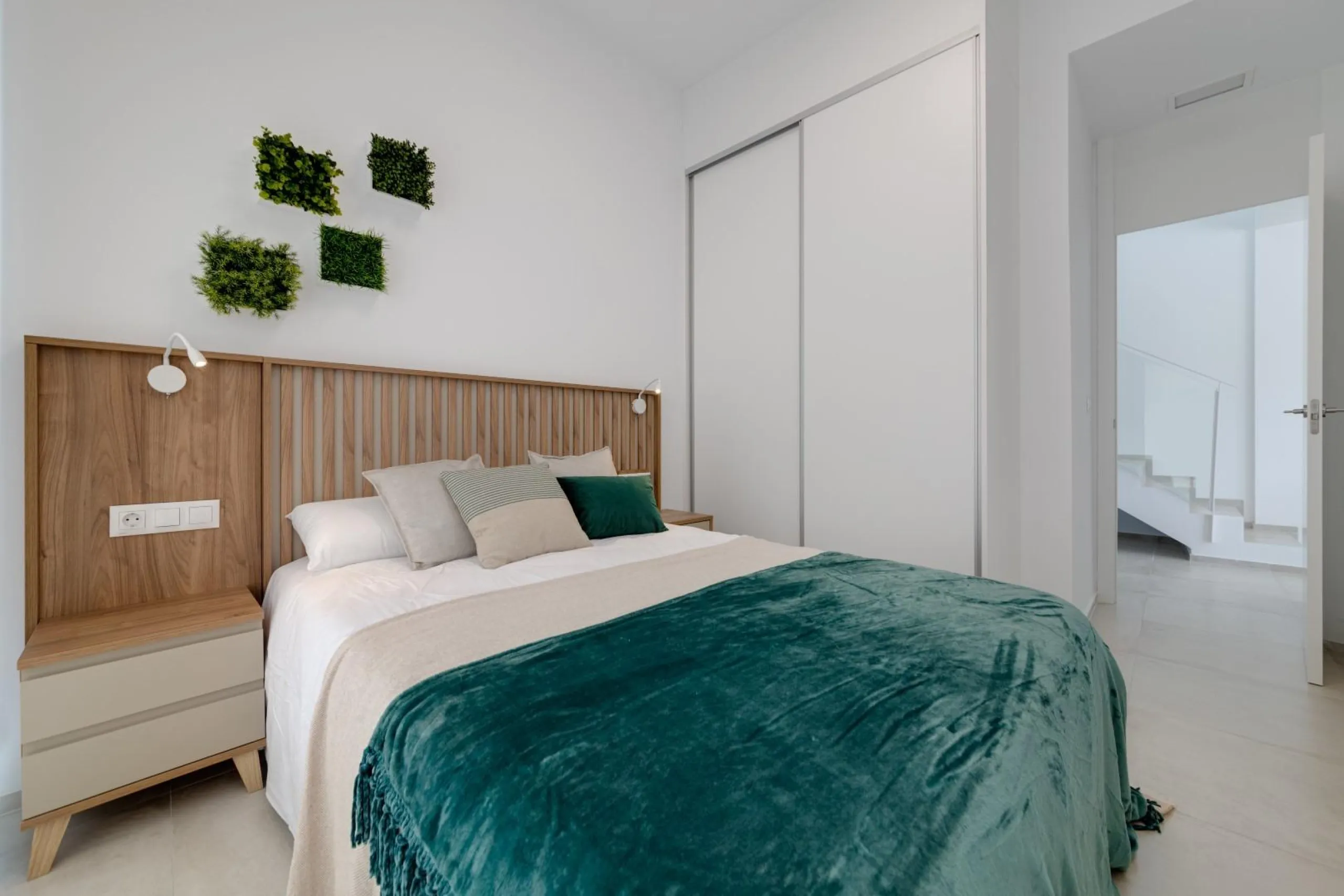Luxury villas surrounded by green areas and golf courses