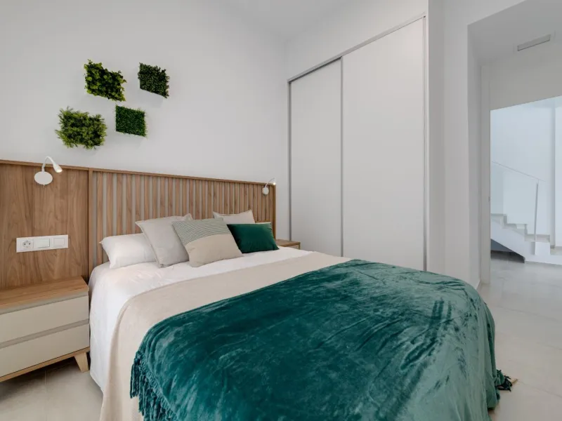 Luxury villas surrounded by green areas and golf courses