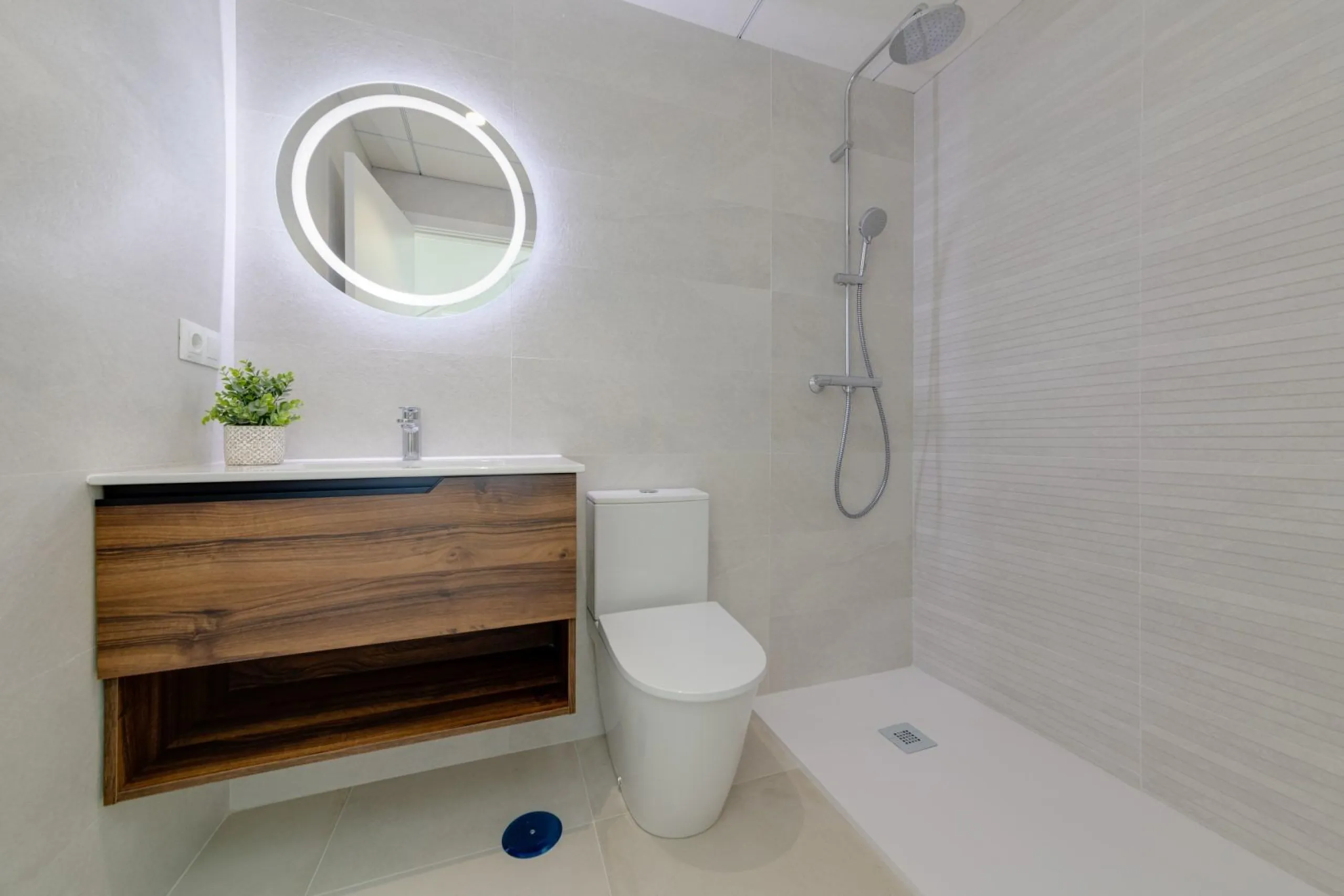 Luxury villas surrounded by green areas and golf courses