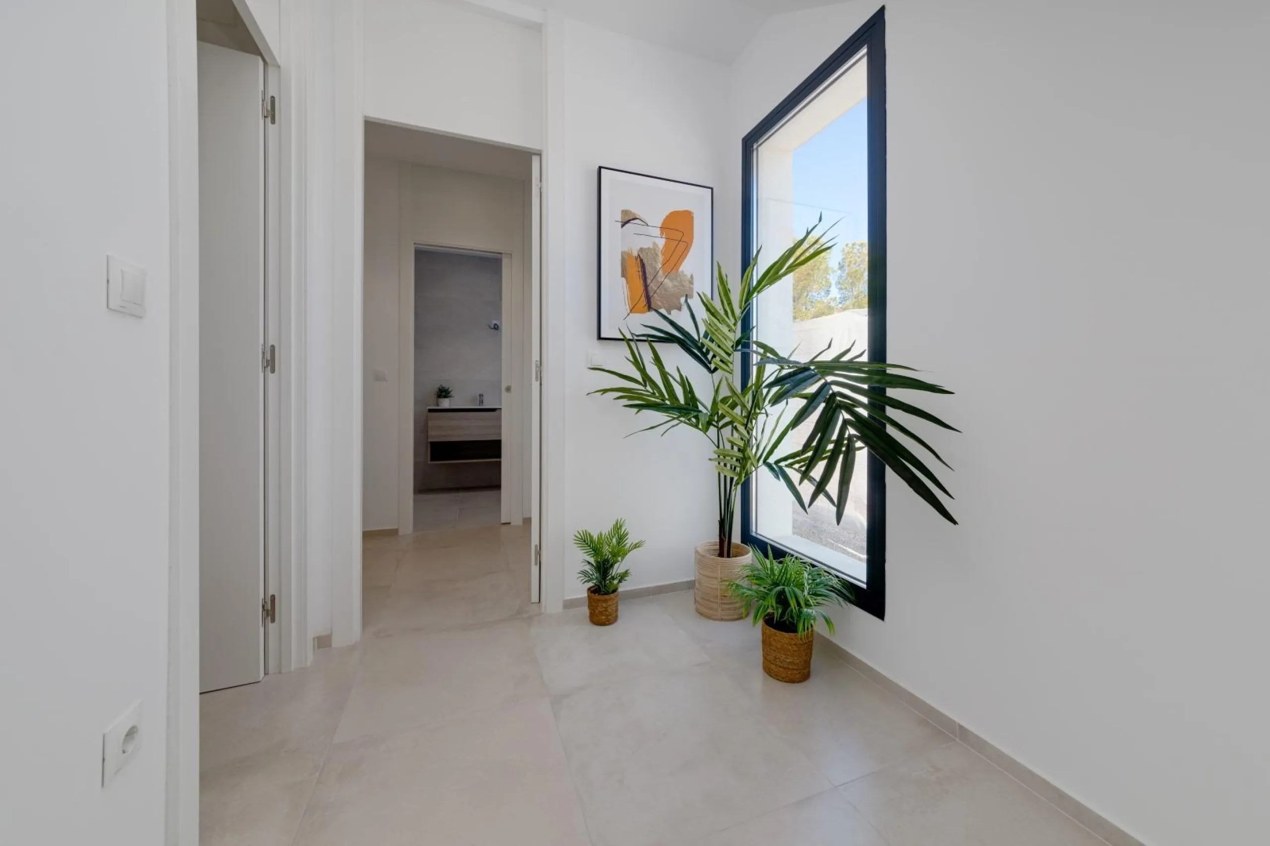 Luxury villas surrounded by green areas and golf courses