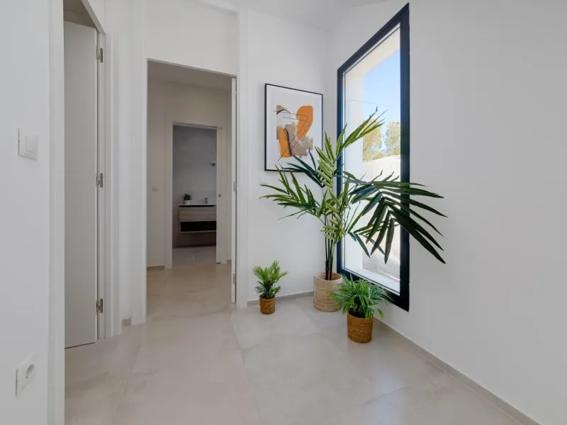 Luxury villas surrounded by green areas and golf courses