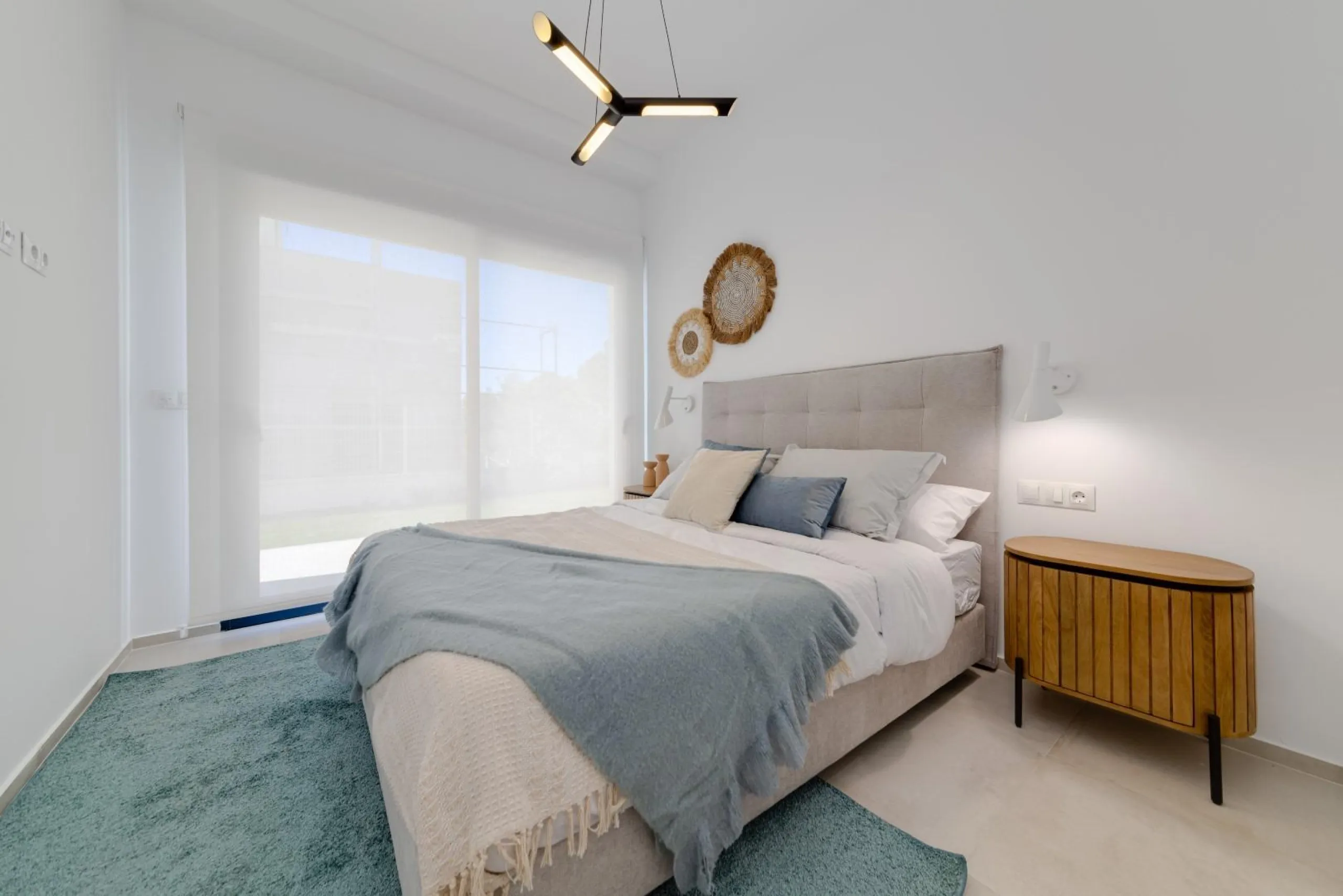 Luxury villas surrounded by green areas and golf courses