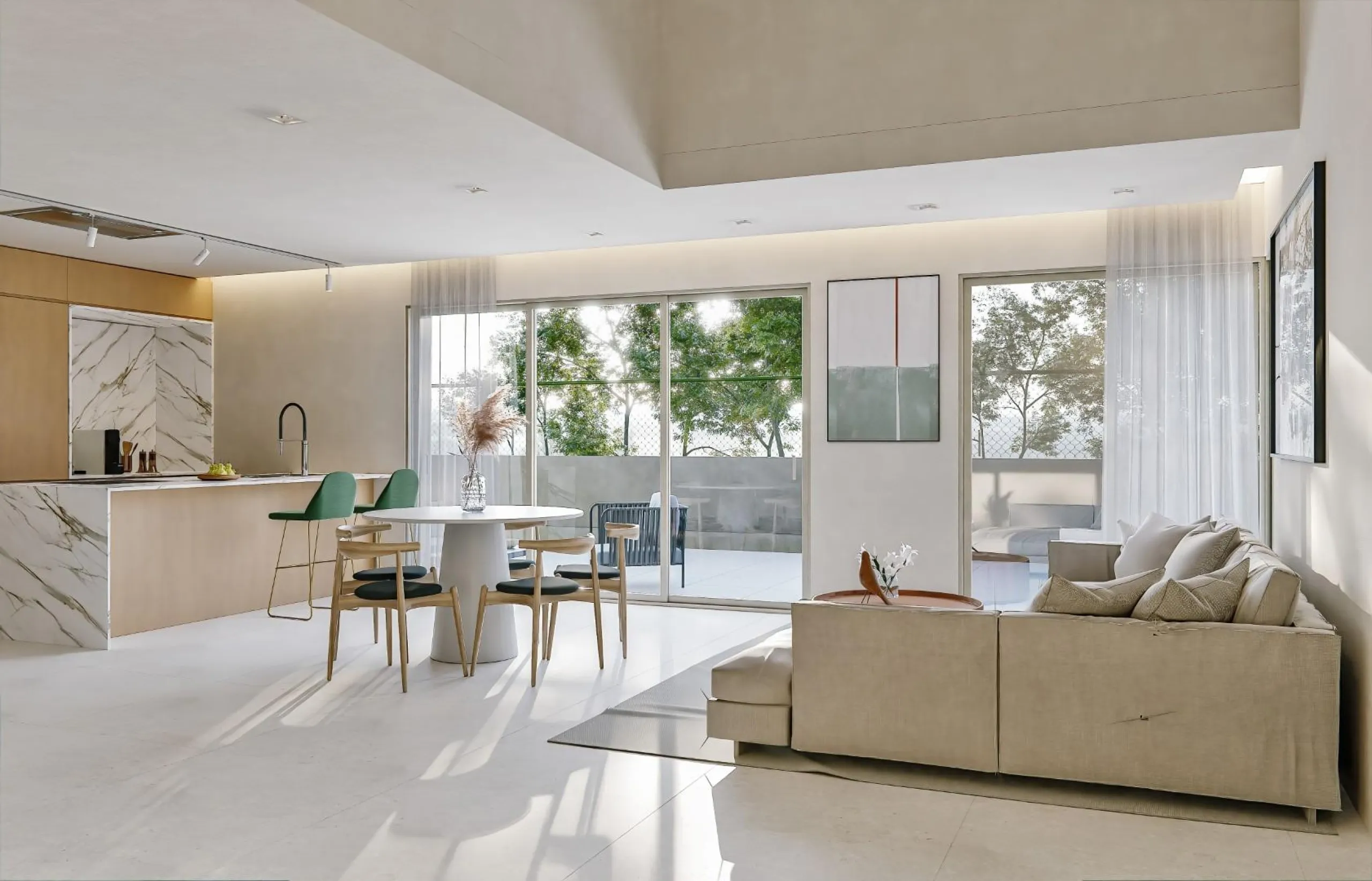 Independent villas of avant-garde design in Sierra Cortina