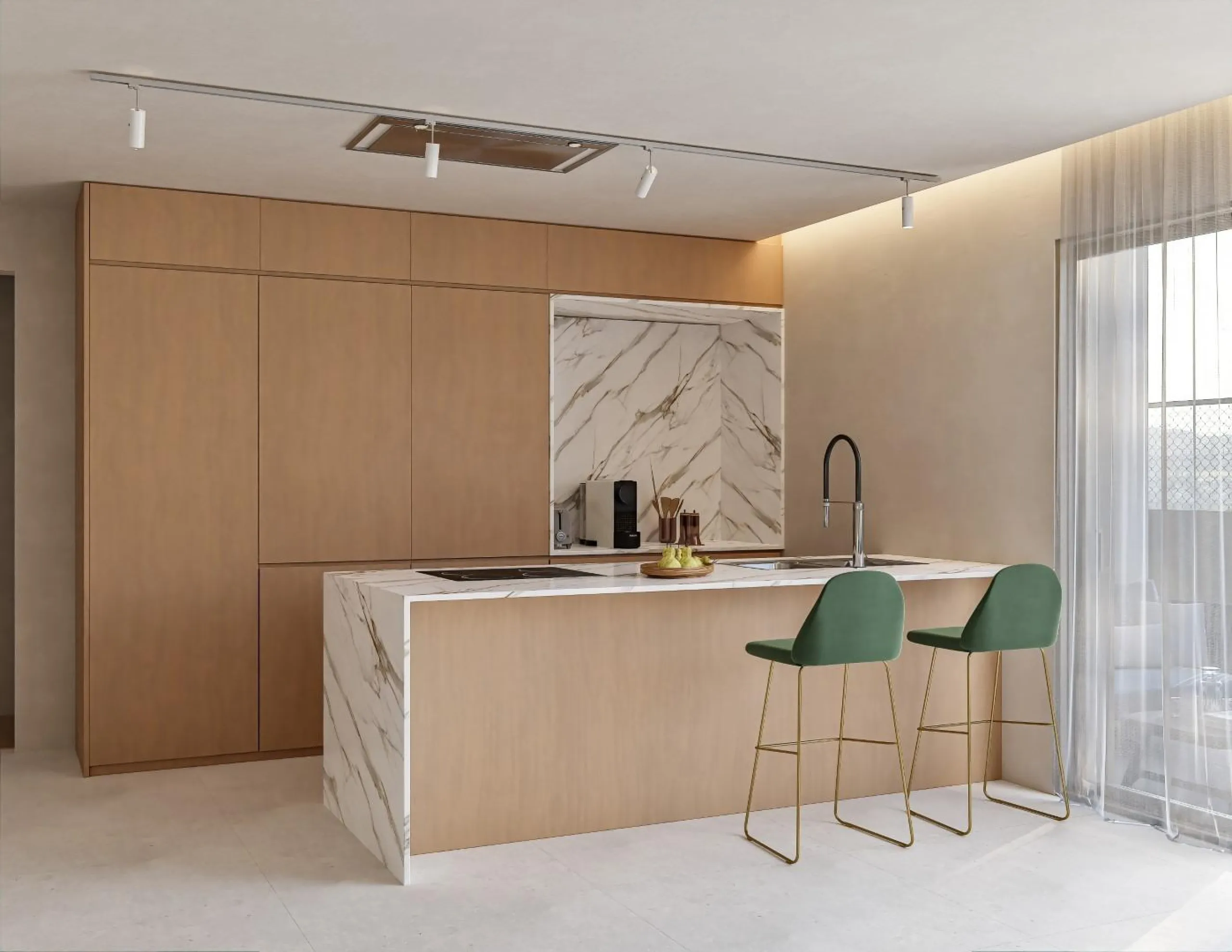 Independent villas of avant-garde design in Sierra Cortina