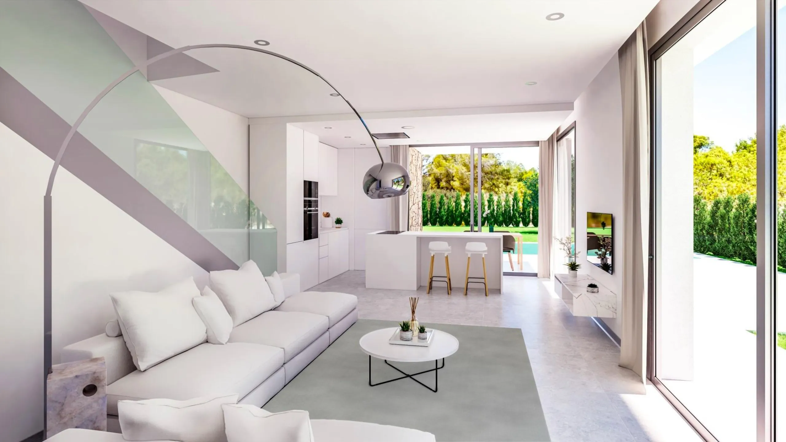 New luxury villas with private pool in Sierra Cortina
