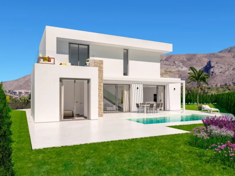 New luxury villas with private pool in Sierra Cortina