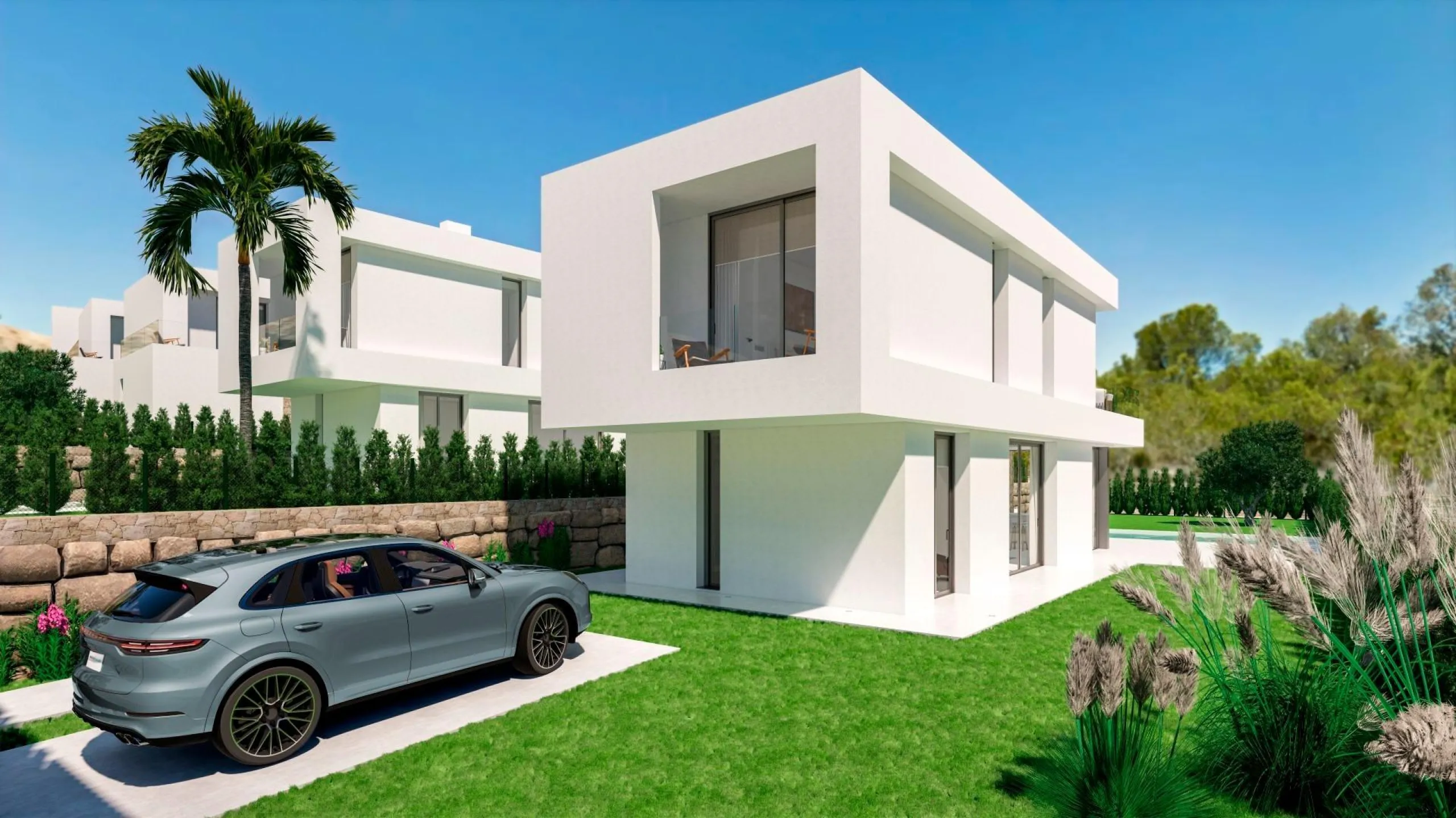 New luxury villas with private pool in Sierra Cortina