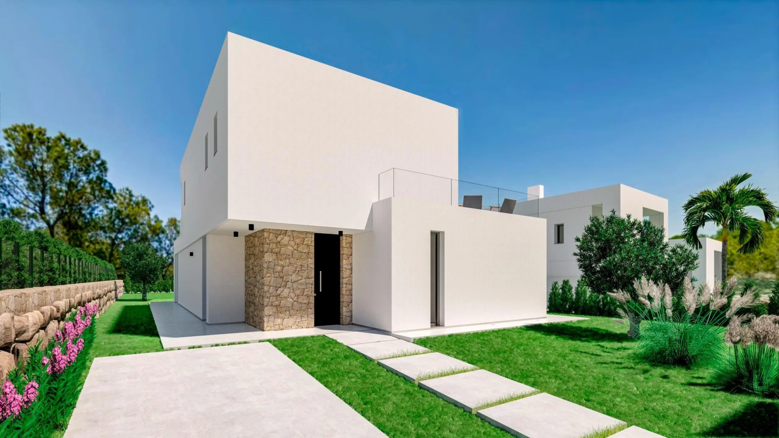 New luxury villas with private pool in Sierra Cortina