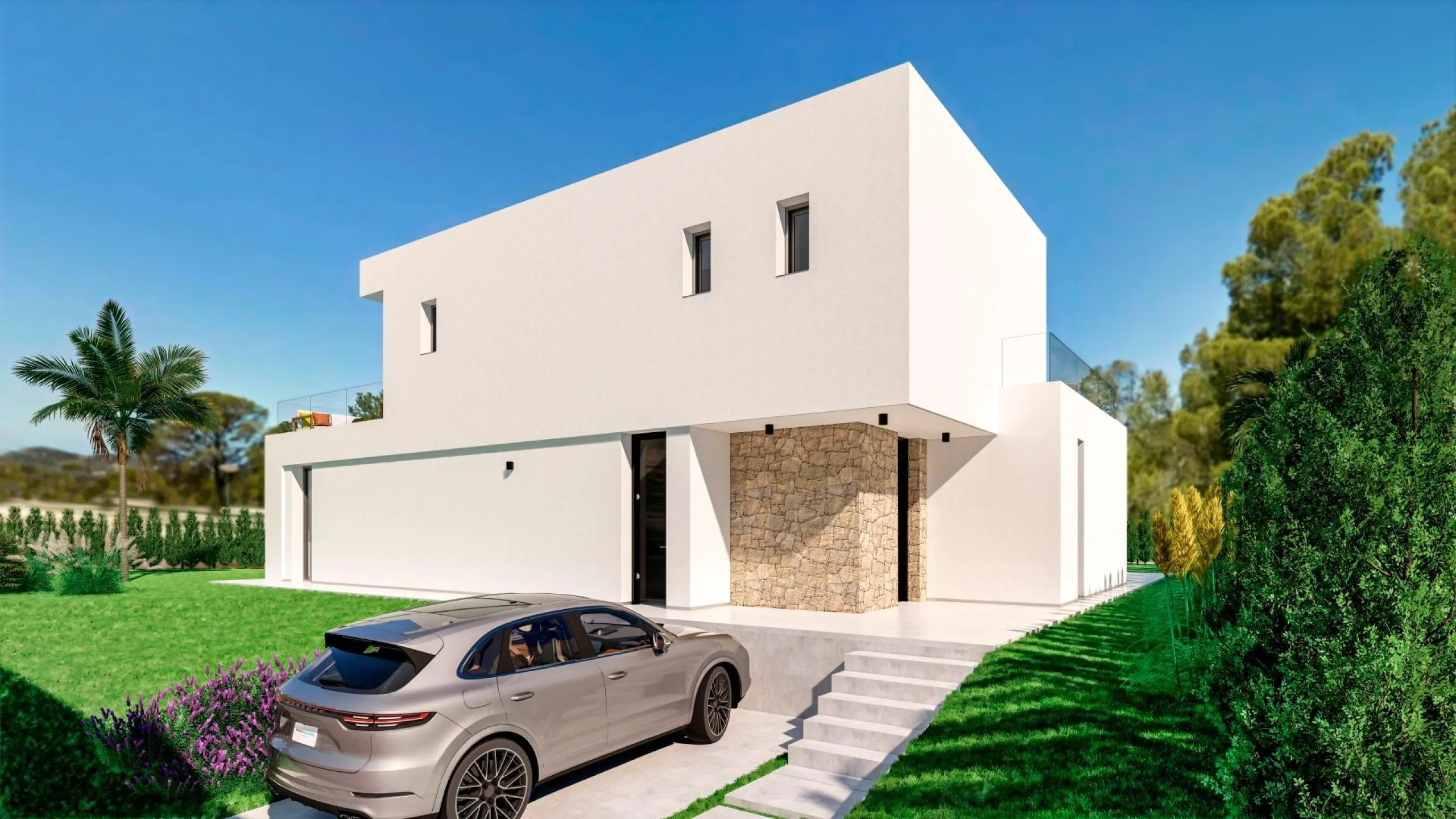 New luxury villas with private pool in Sierra Cortina