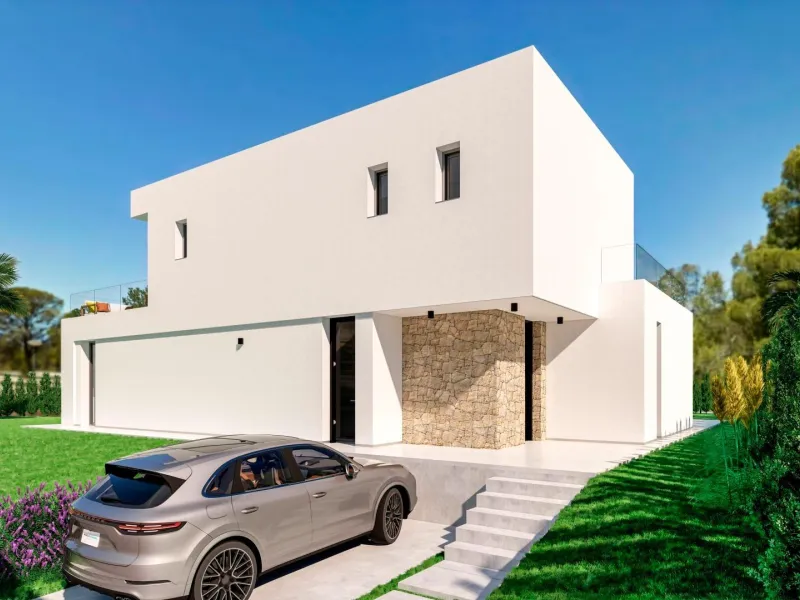 New luxury villas with private pool in Sierra Cortina