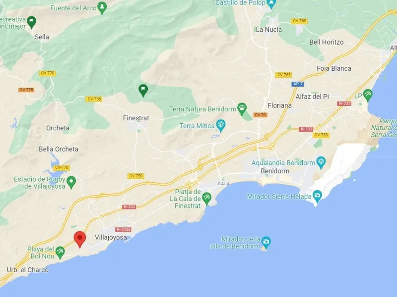 Apartamentos de nueva construcción cerca de Playa Paraiso.