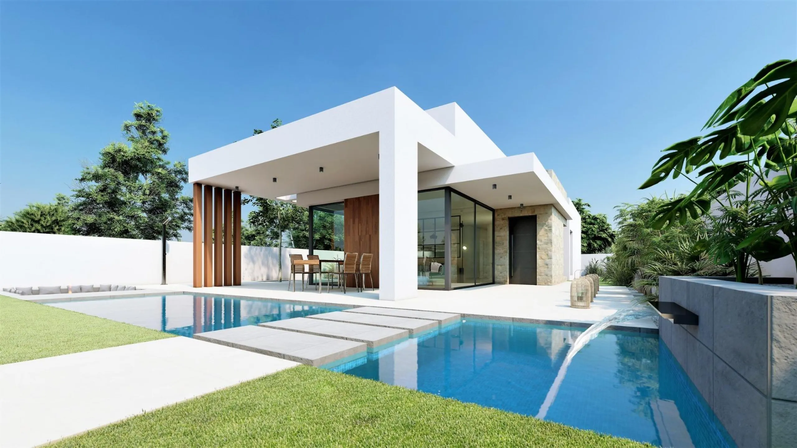 VILLAS DE OBRA NUEVA EN SAN FULGENCIO