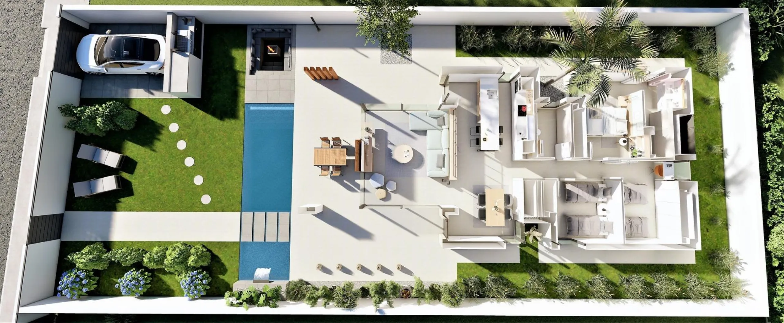 VILLAS DE OBRA NUEVA EN SAN FULGENCIO