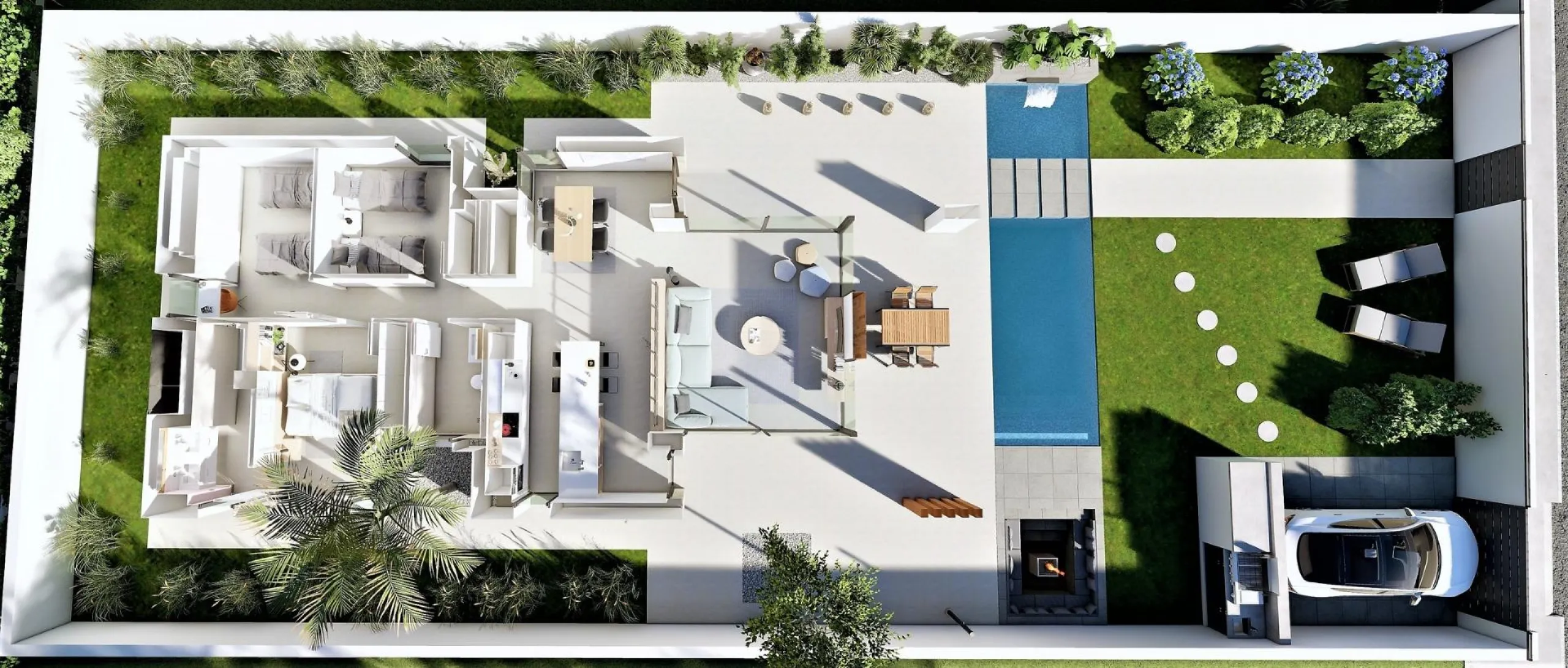 VILLAS DE OBRA NUEVA EN SAN FULGENCIO