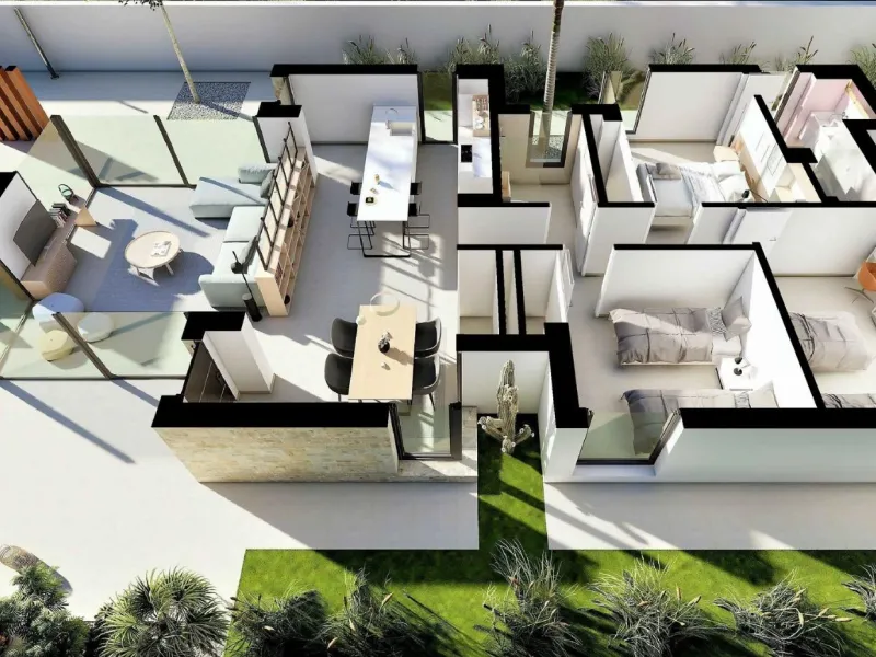 VILLAS DE OBRA NUEVA EN SAN FULGENCIO