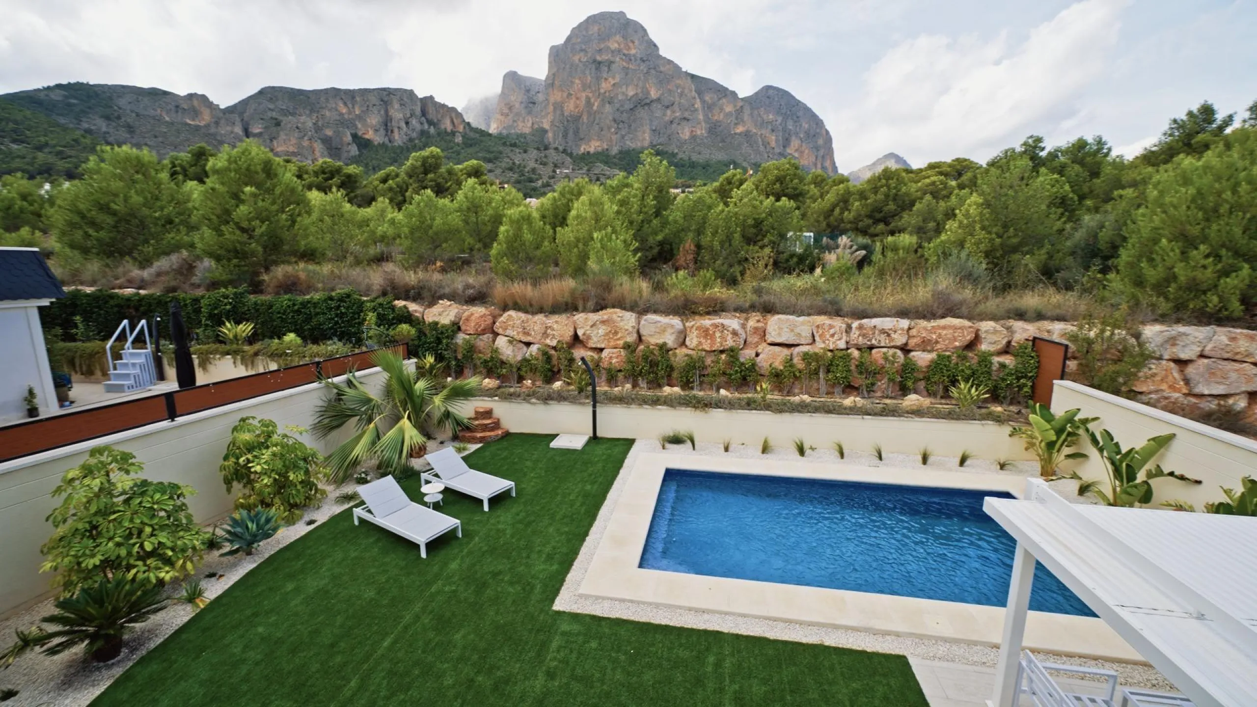 Beautiful two-story villa with an exquisite design