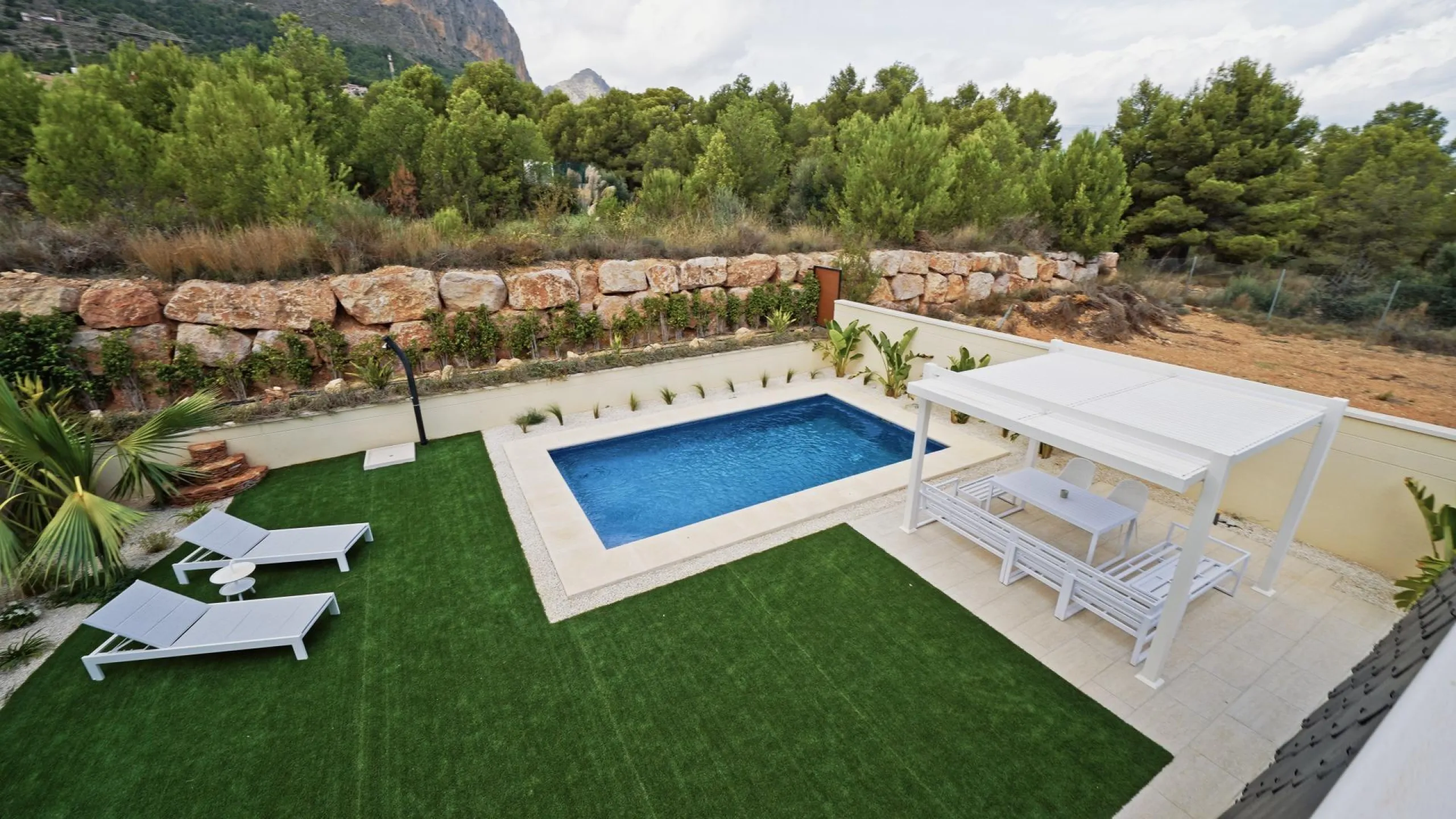 Beautiful two-story villa with an exquisite design