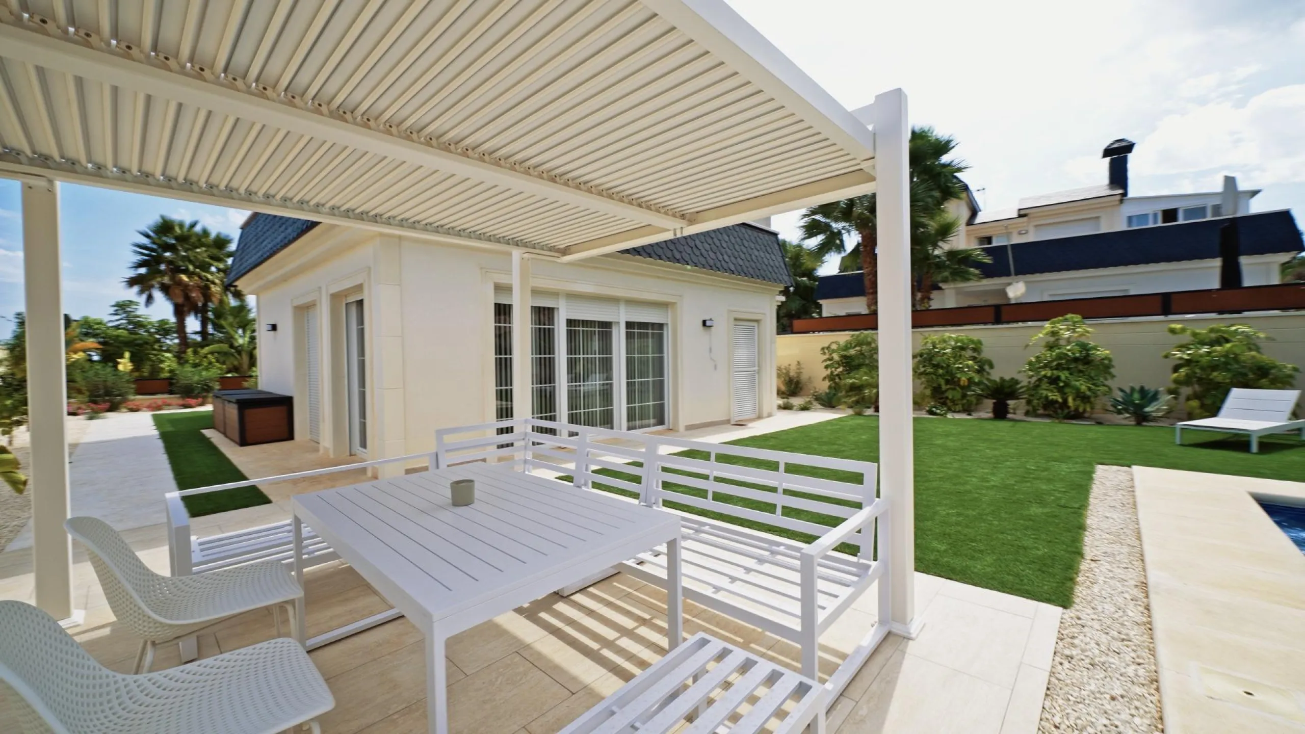 Beautiful two-story villa with an exquisite design