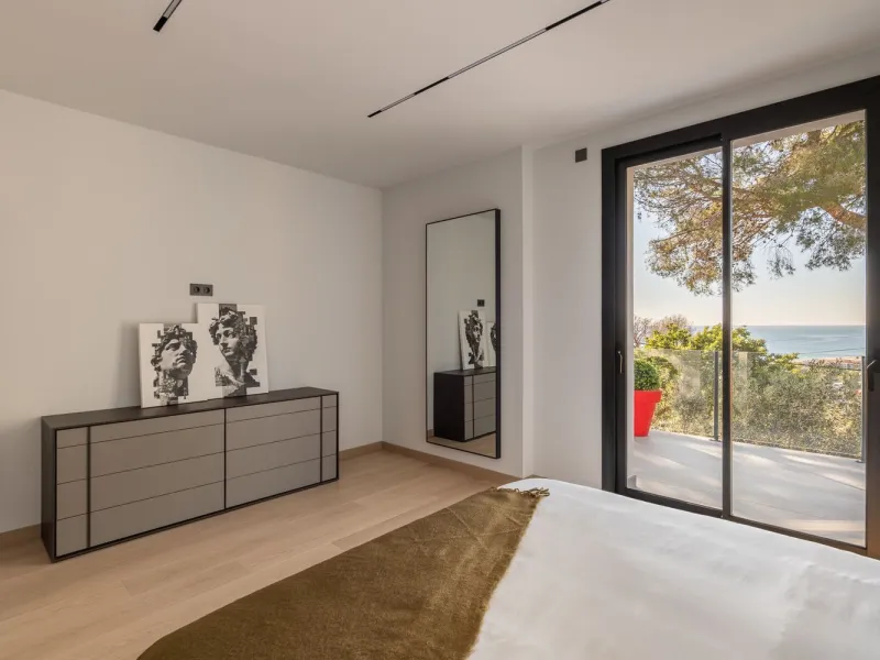 Modern new-build villa with sea views in Bellamar, Castelldefels