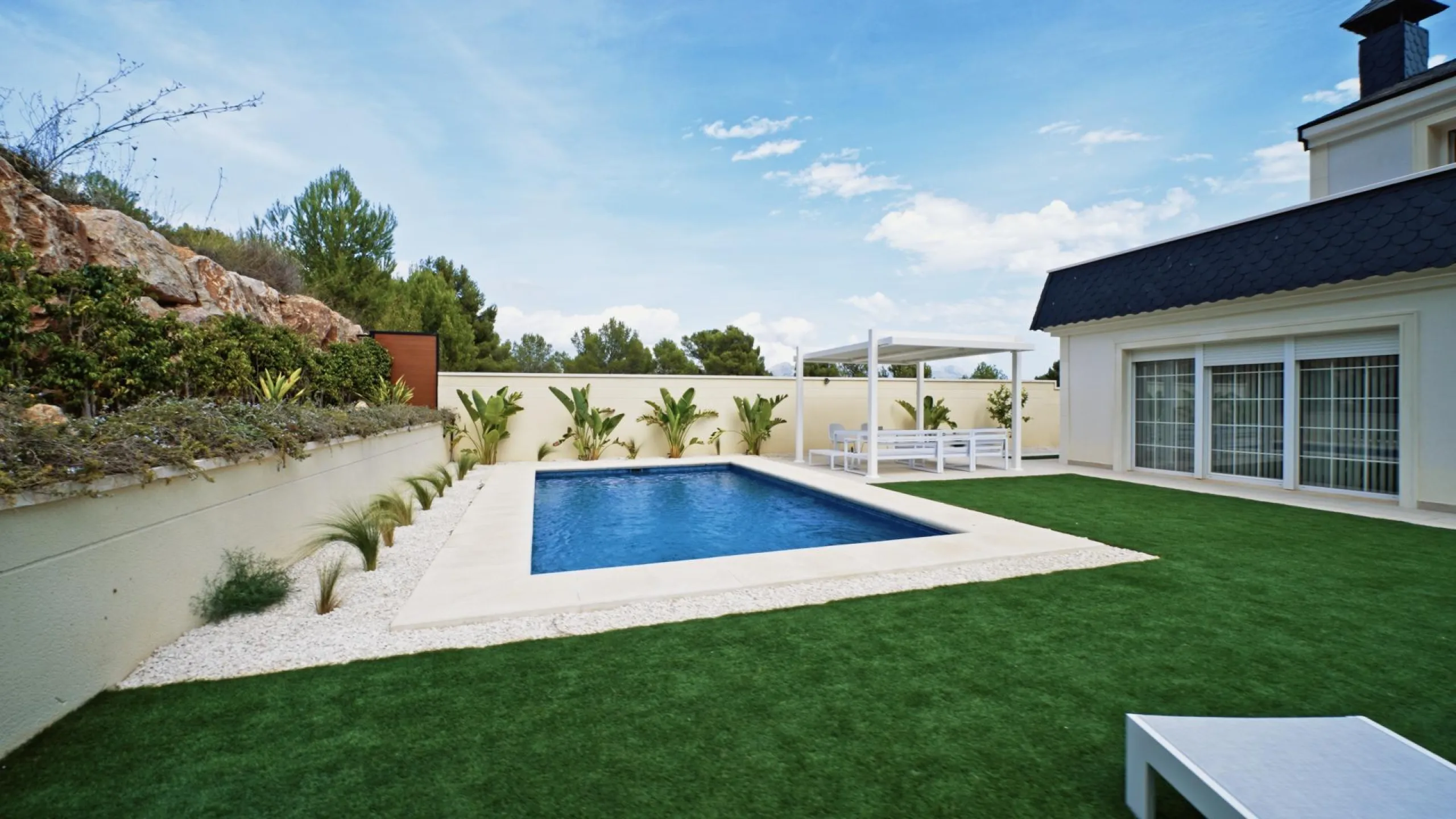 Beautiful two-story villa with an exquisite design