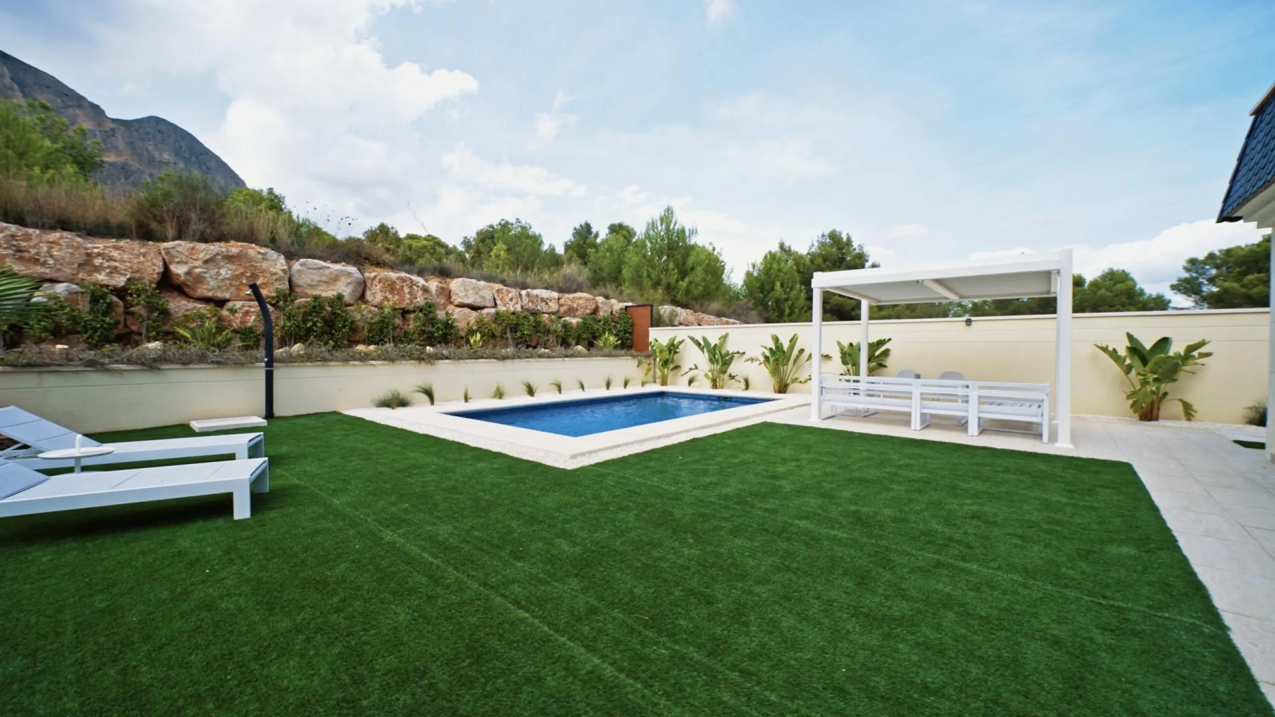 Beautiful two-story villa with an exquisite design