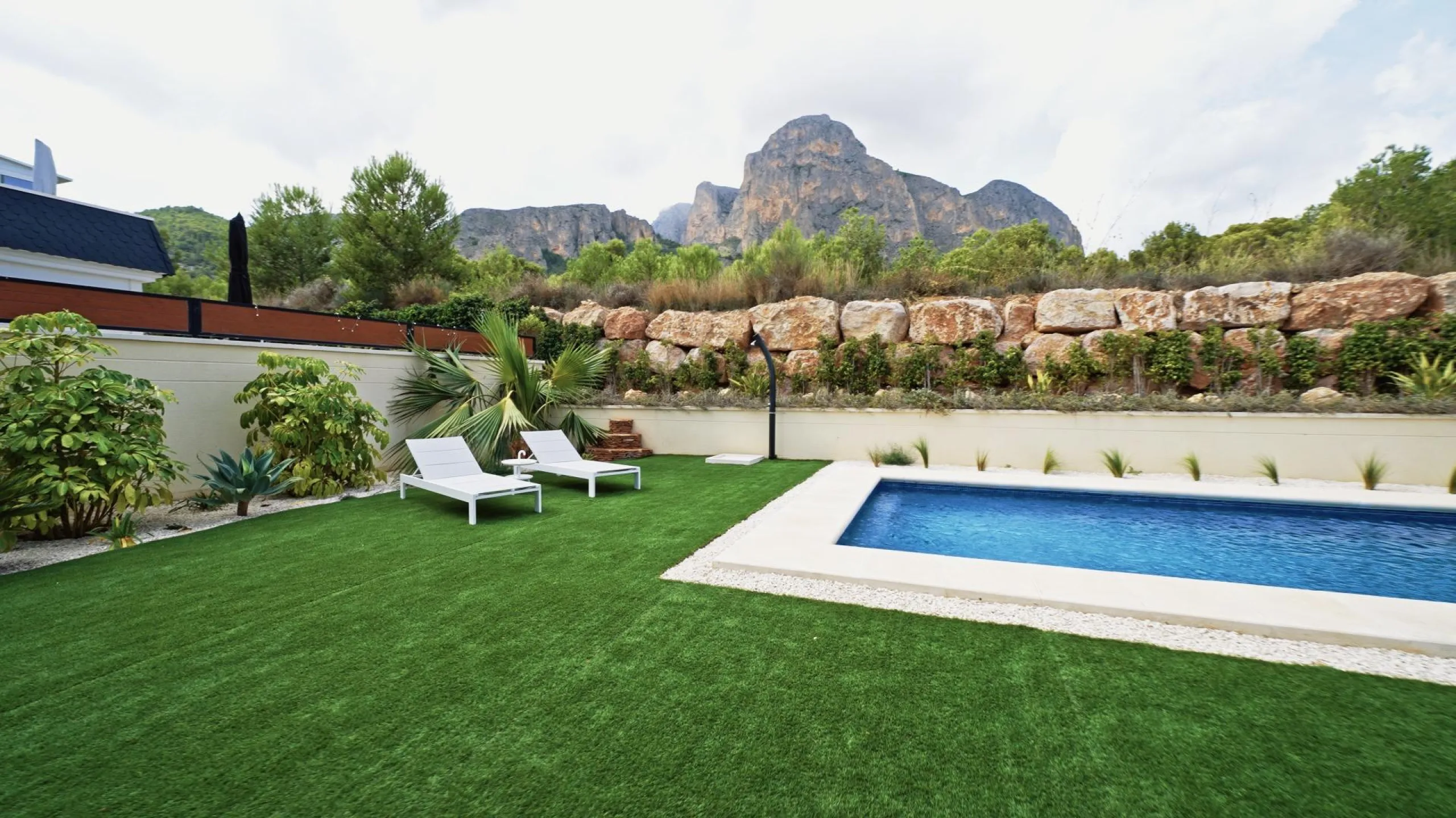 Beautiful two-story villa with an exquisite design